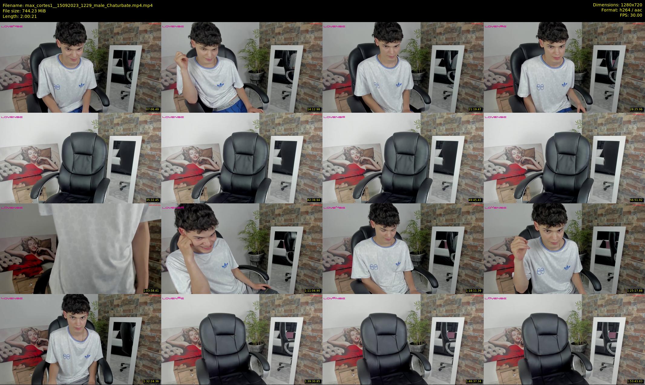 max_cortes1_ — 121 minute Chaturbate male cam show recording, 720p, Sep 15, 2023