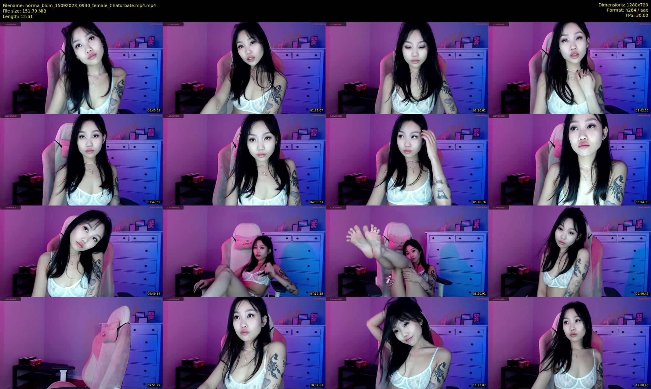 norma_blum — 13 minute Chaturbate female cam show recording, 720p, Sep 15, 2023