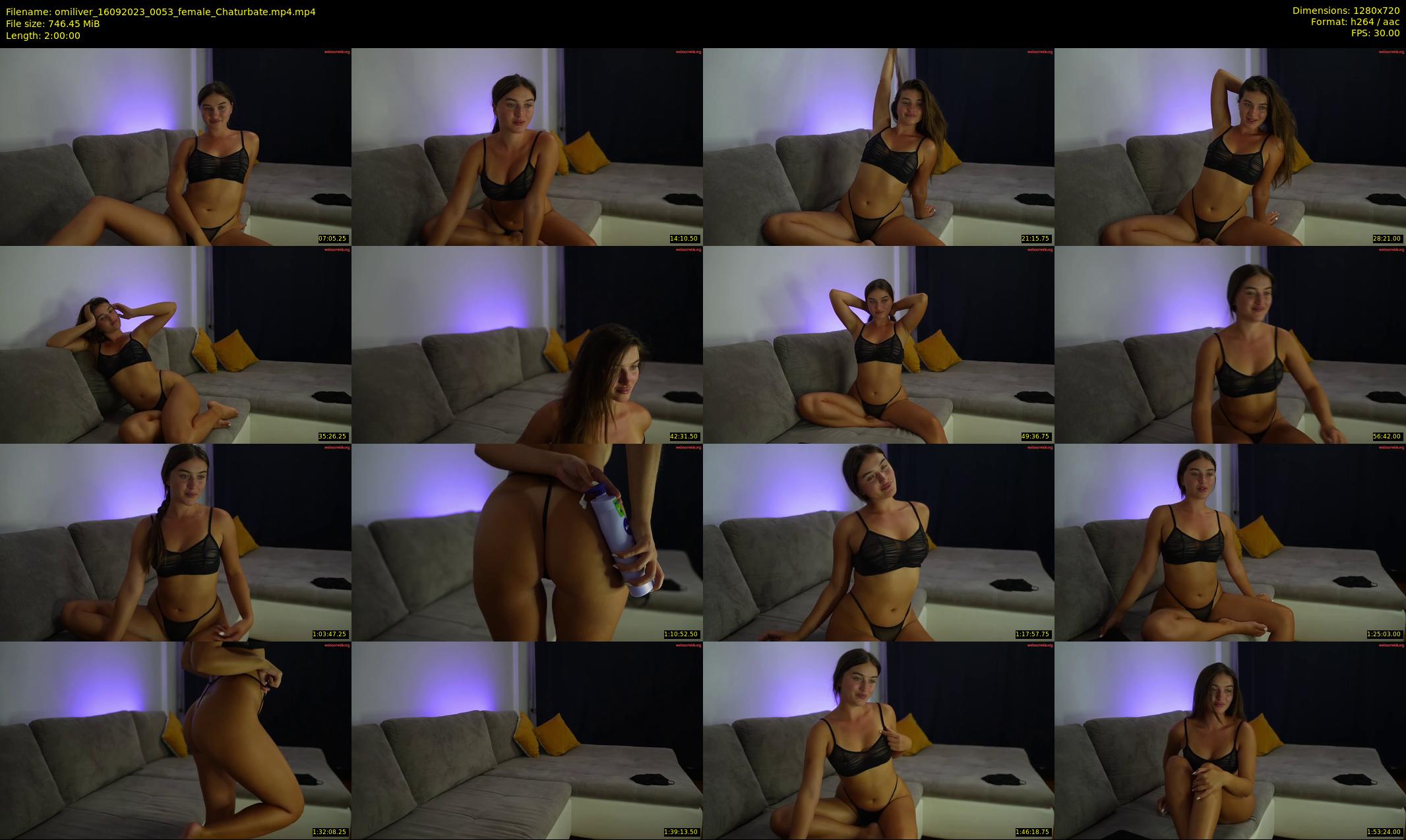 omiliver — 120 minute Chaturbate female cam show recording, 720p, Sep 16, 2023