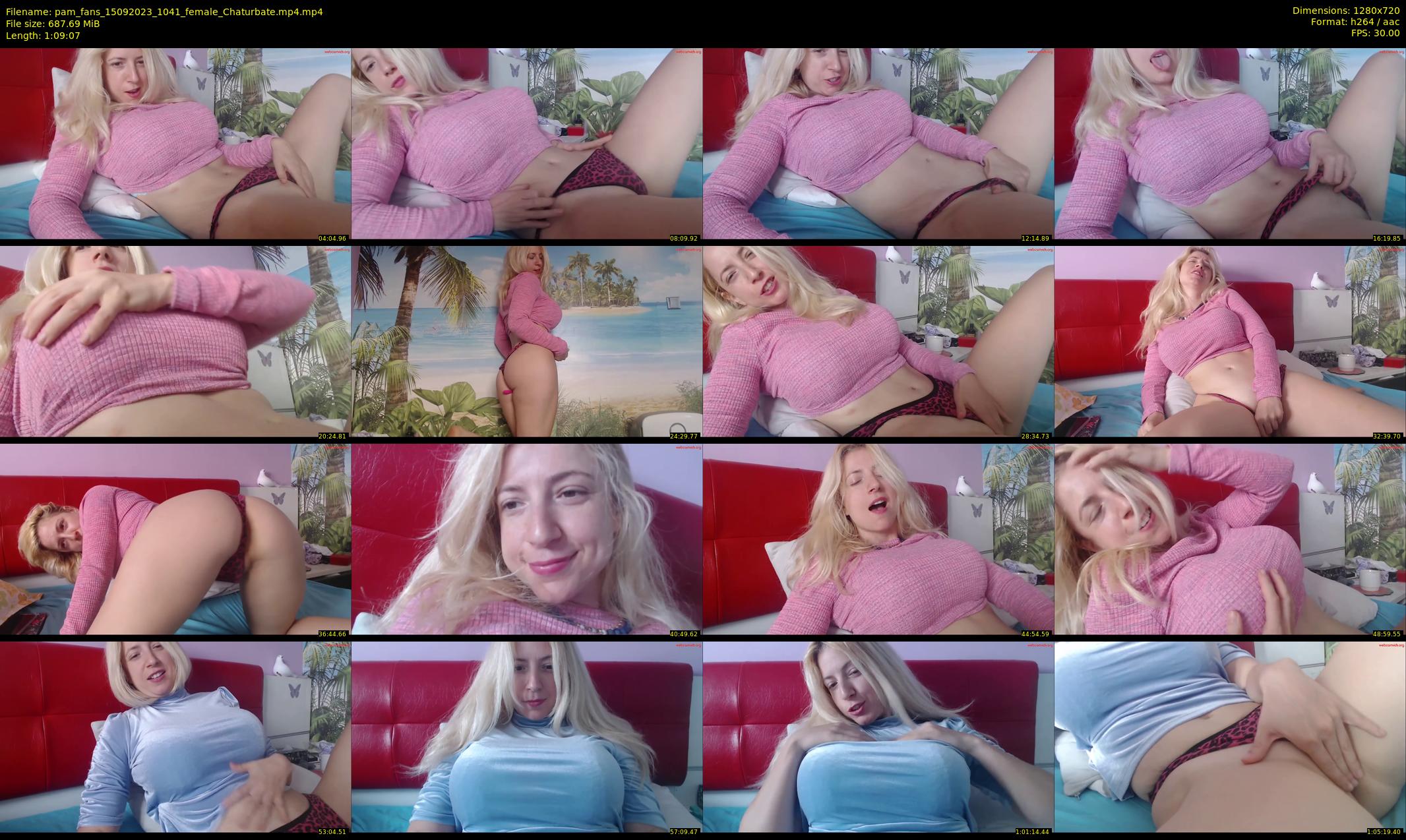 pam_fans — 70 minute Chaturbate female cam show recording, 720p, Sep 15, 2023