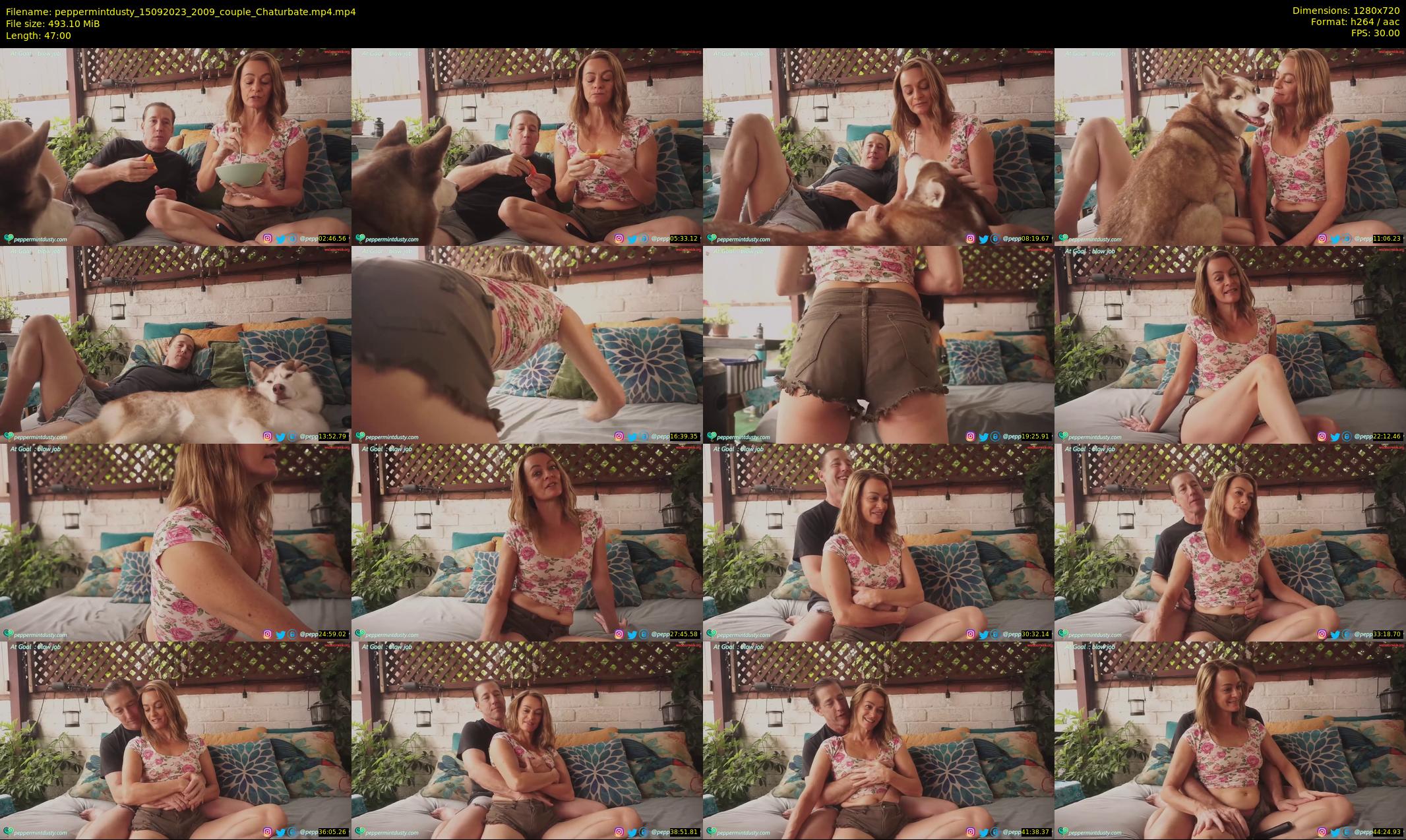 peppermintdusty — 47 minute Chaturbate couple cam show recording, 720p, Sep 15, 2023