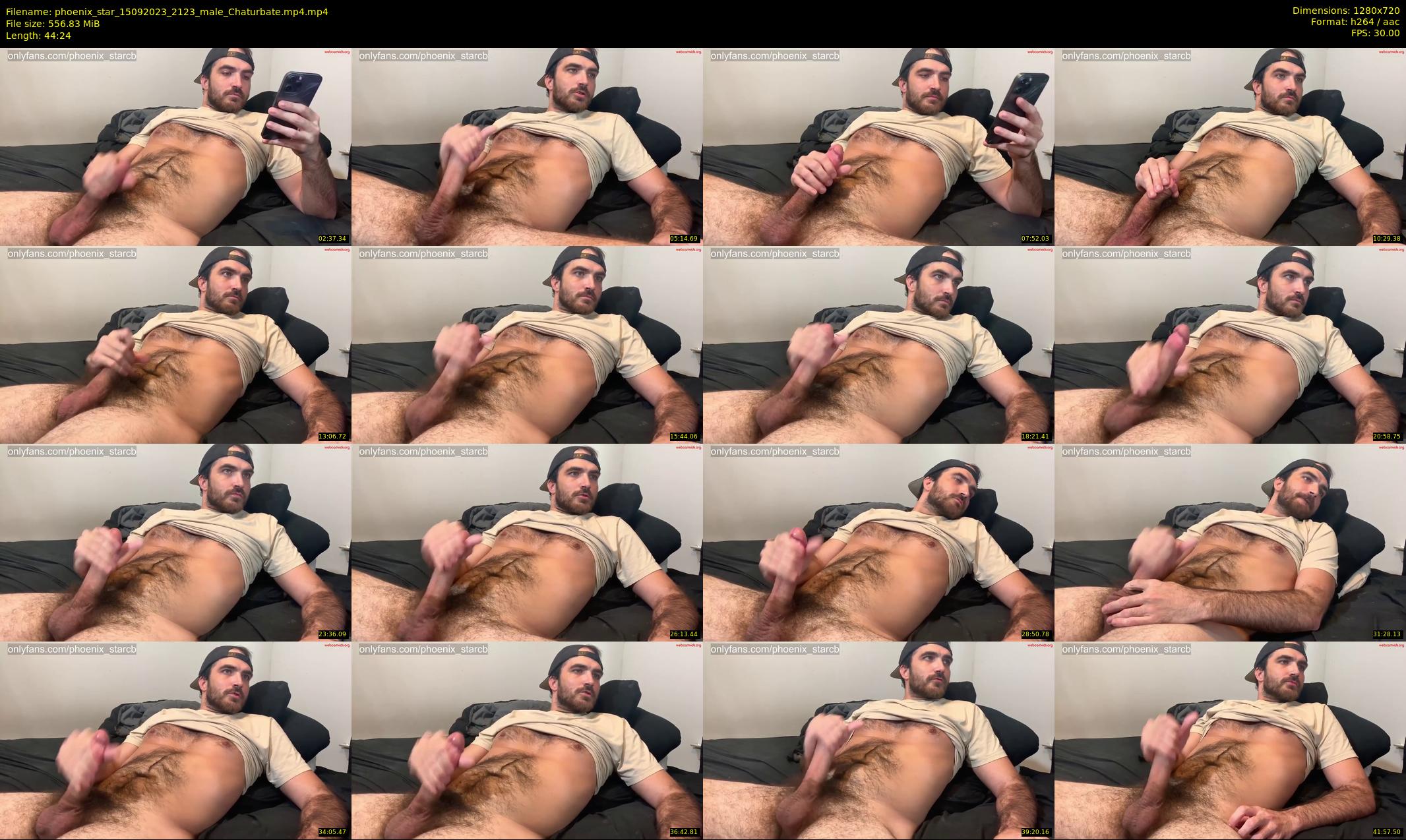 phoenix_star — 45 minute Chaturbate male cam show recording, 720p, Sep 15, 2023