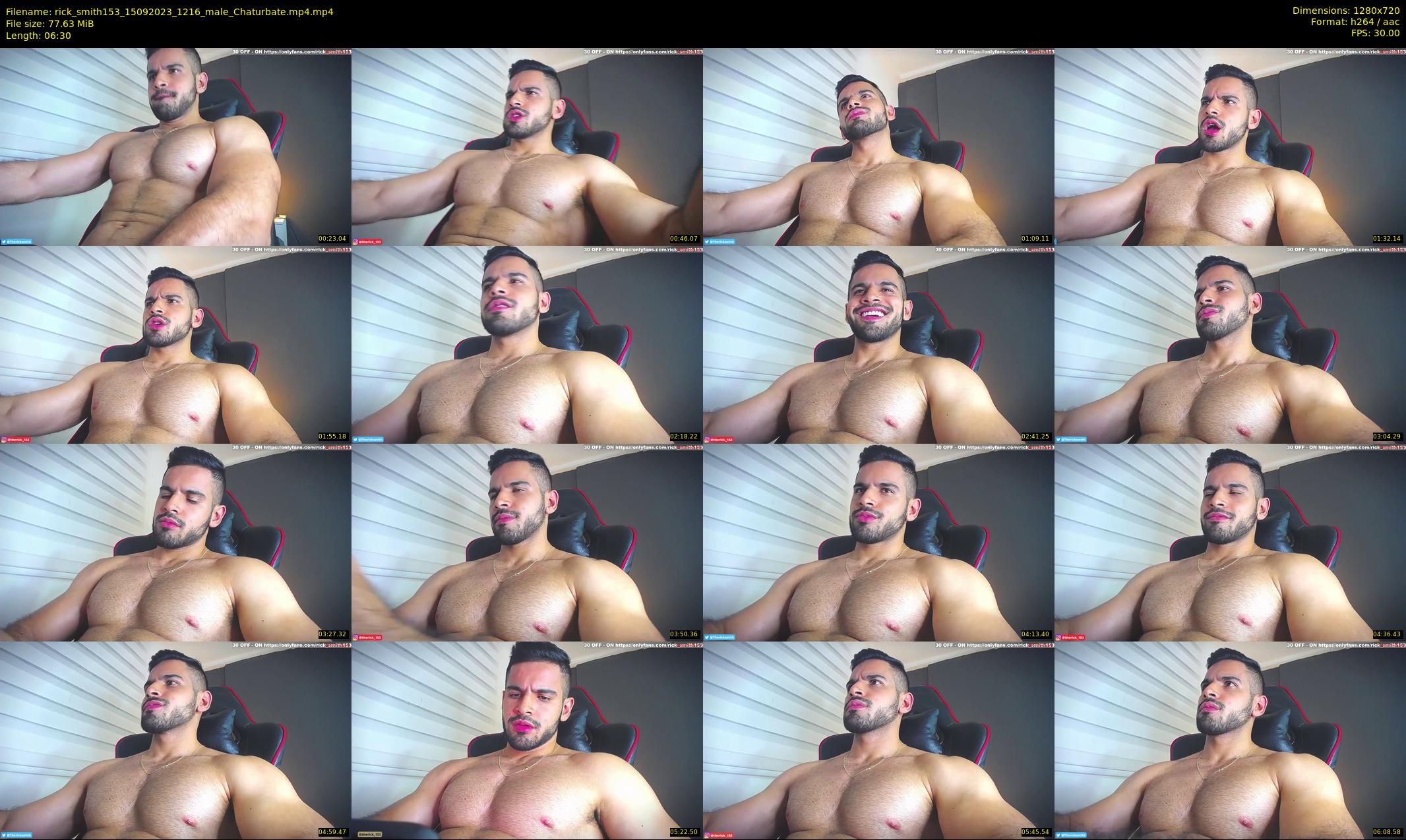 rick_smith153 — 7 minute Chaturbate male cam show recording, 720p, Sep 15, 2023
