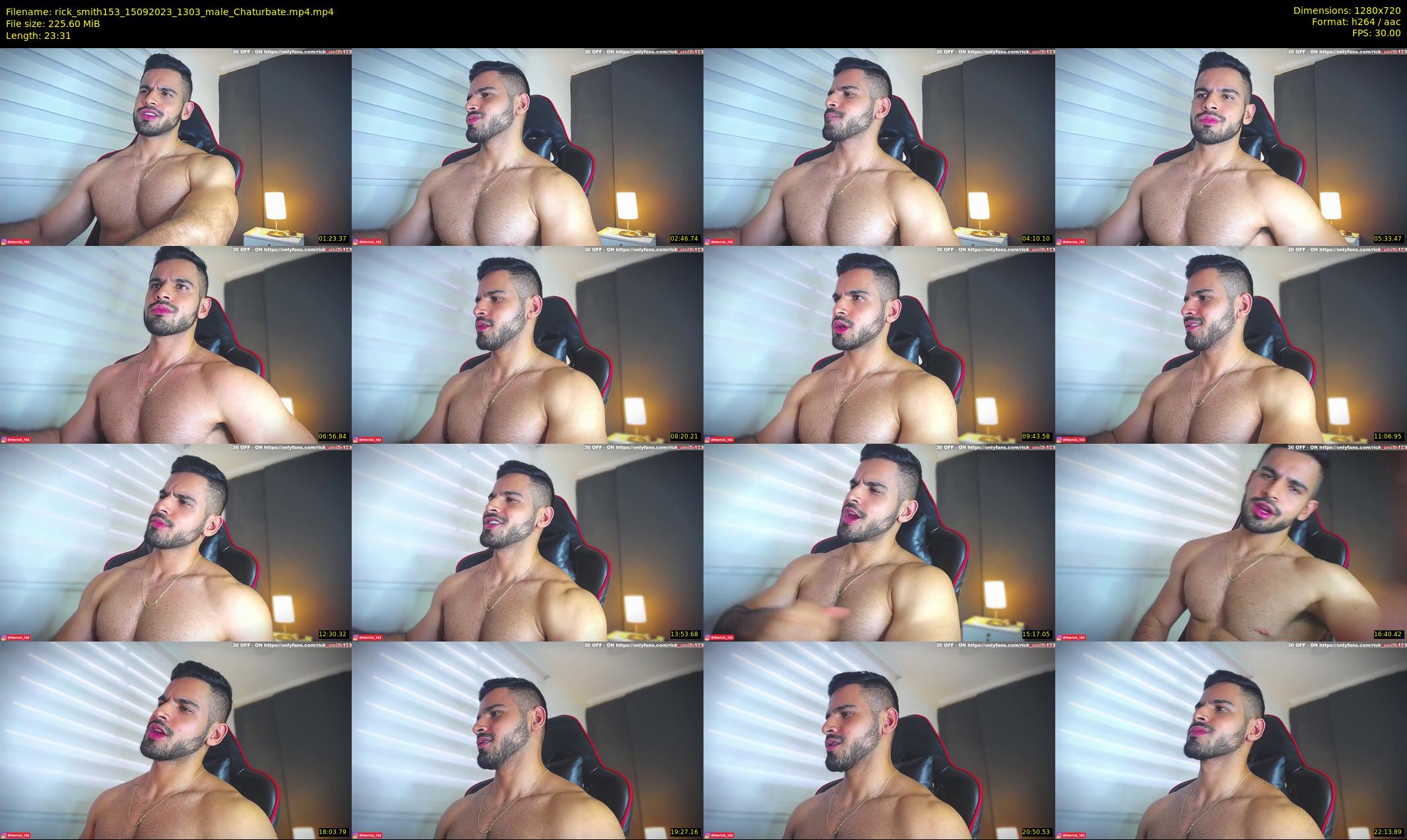 rick_smith153 — 24 minute Chaturbate male cam show recording, 720p, Sep 15, 2023