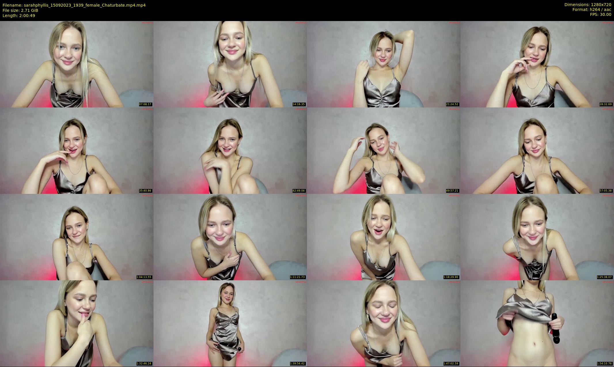 sarahphyllis — 121 minute Chaturbate female cam show recording, 720p, Sep 15, 2023