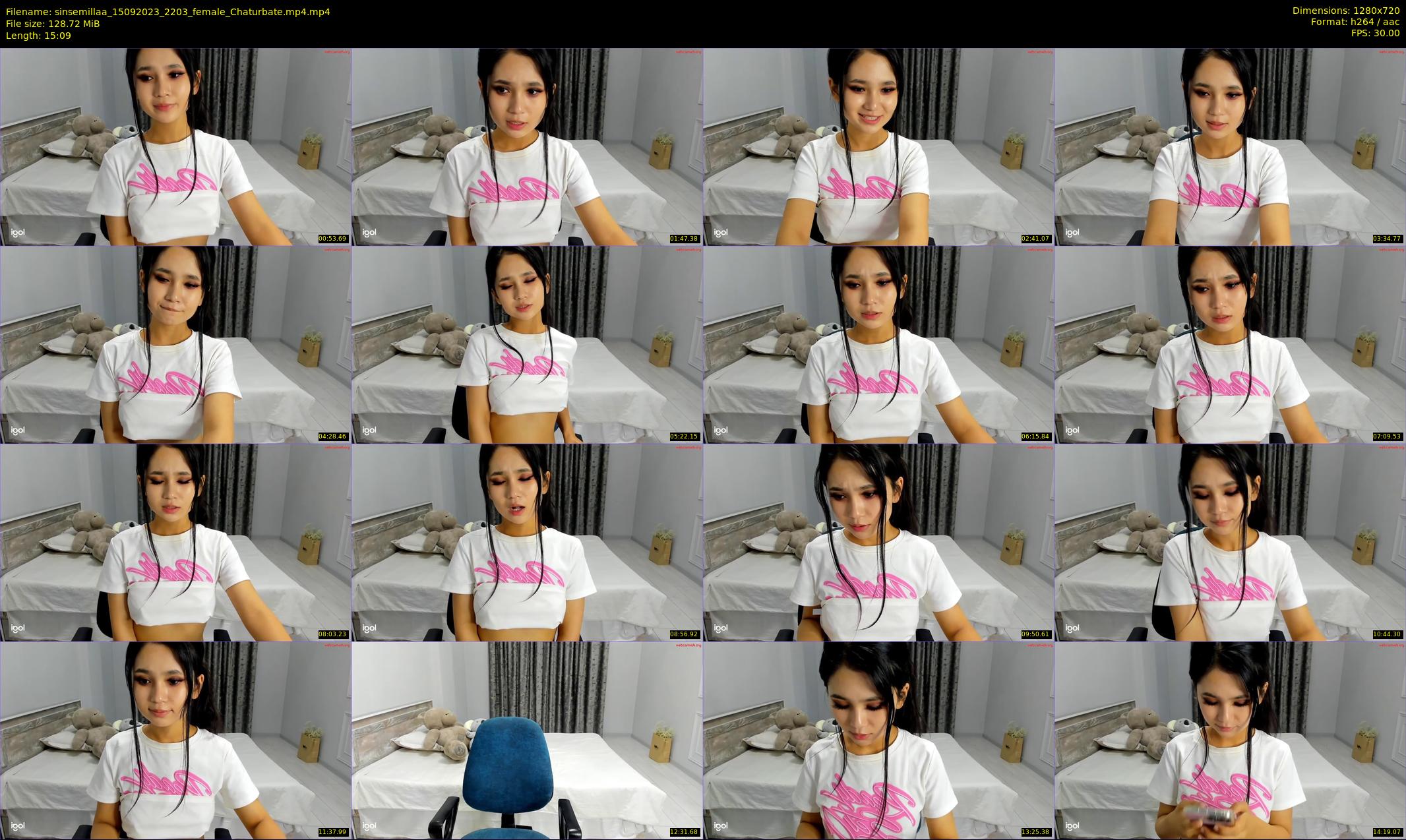 sinsemillaa — 16 minute Chaturbate female cam show recording, 720p, Sep 15, 2023