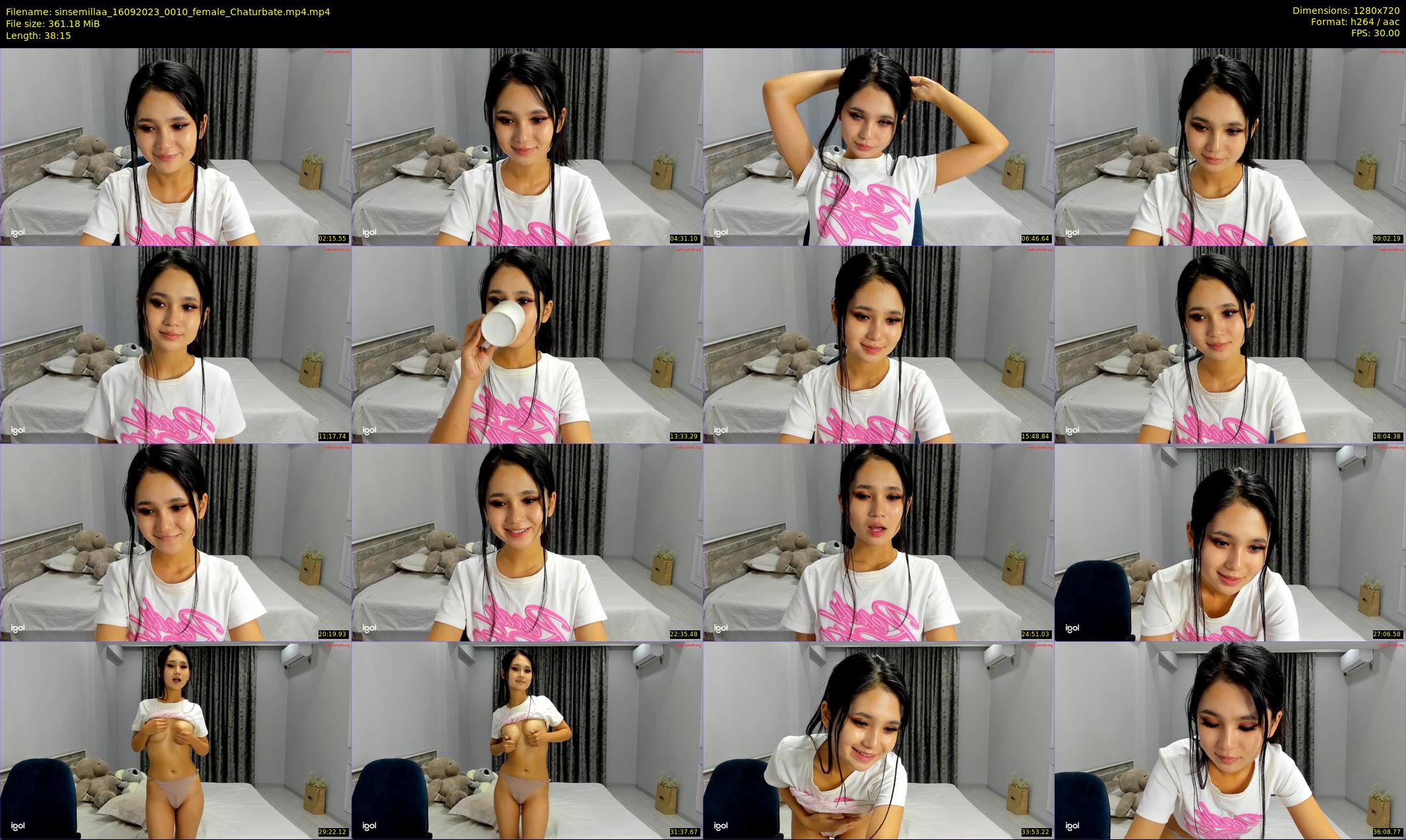 sinsemillaa — 39 minute Chaturbate female cam show recording, 720p, Sep 16, 2023