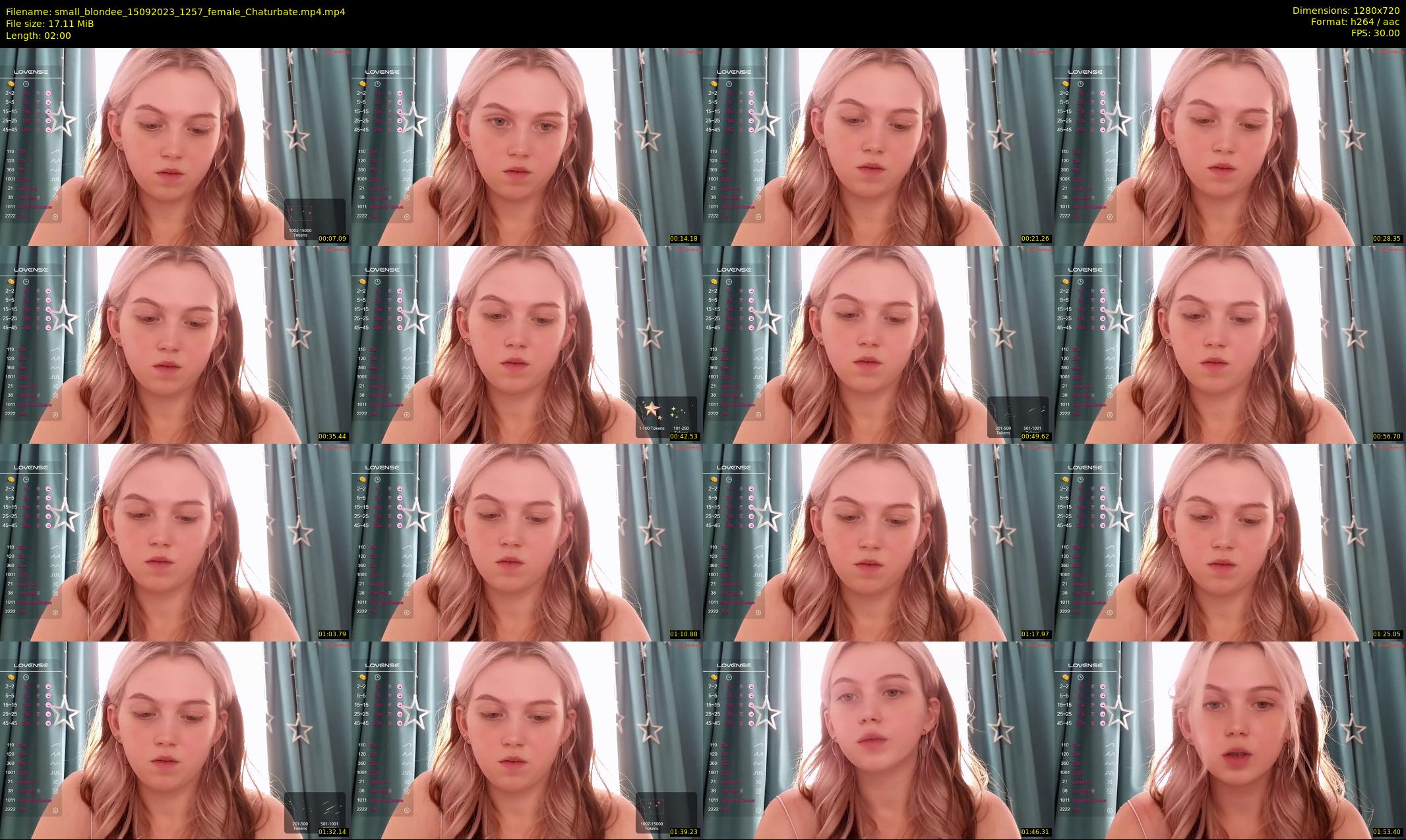 small_blondee — 2 minute Chaturbate female cam show recording, 720p, Sep 15, 2023