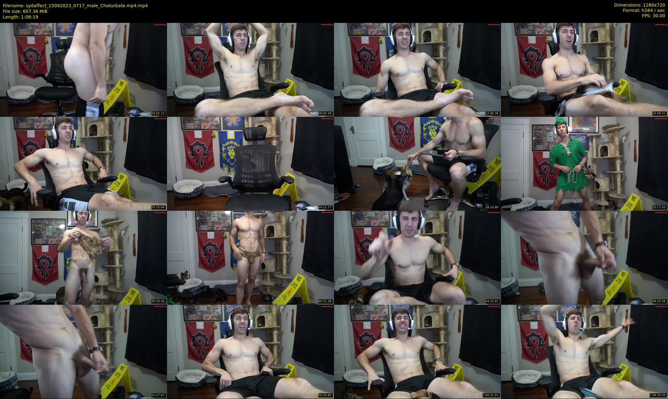 sydaffect — 69 minute Chaturbate male cam show recording, 720p, Sep 15, 2023