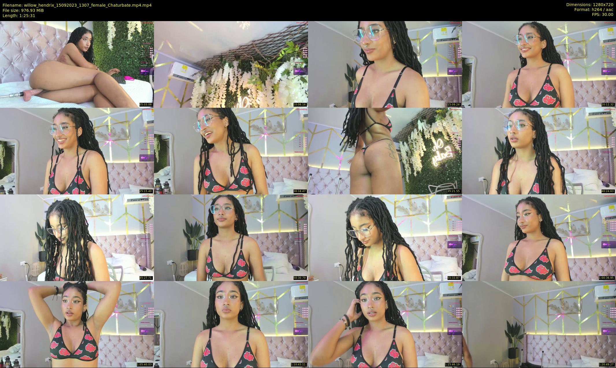 willow_hendrix — 86 minute Chaturbate female cam show recording, 720p, Sep 15, 2023