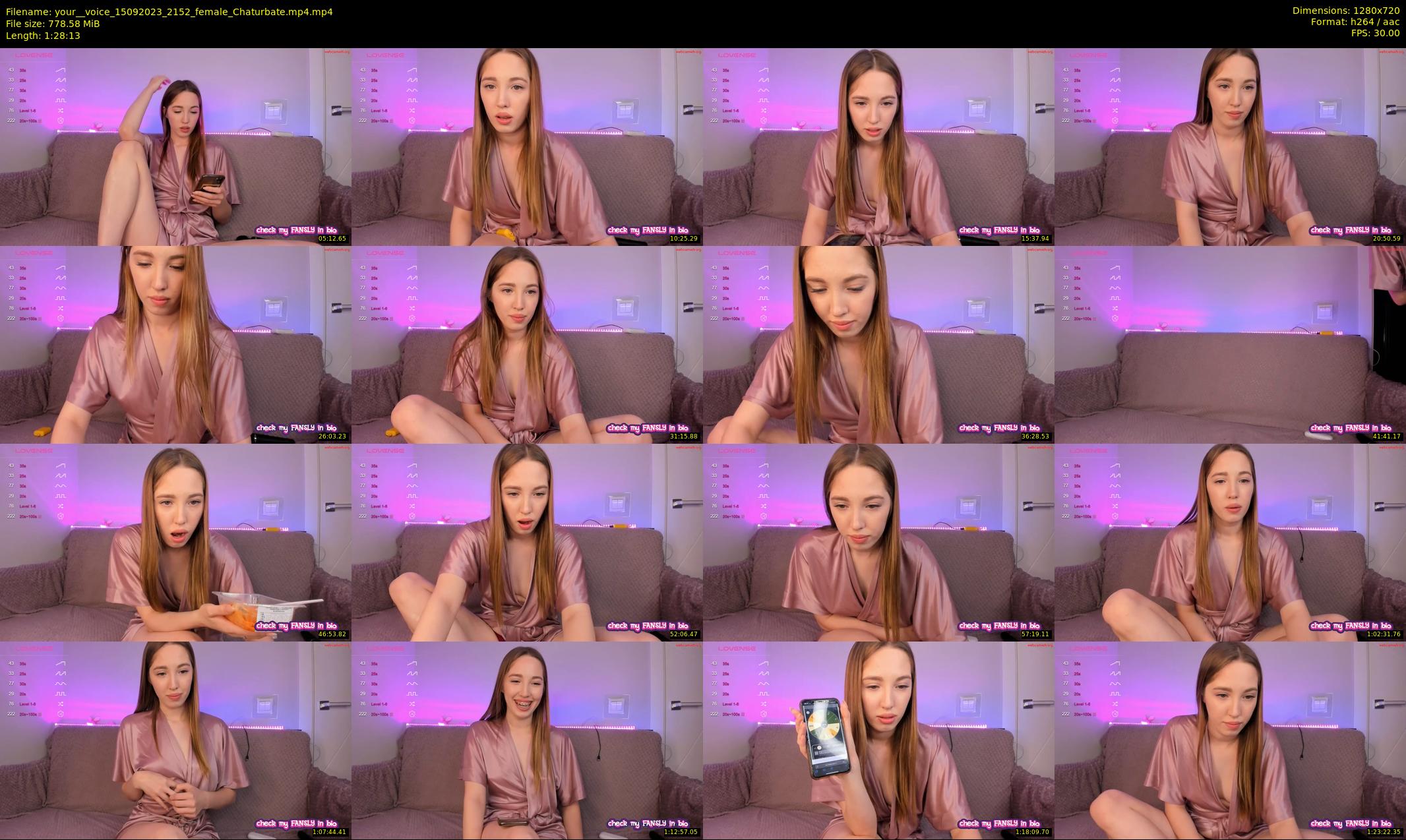 your__voice — 89 minute Chaturbate female cam show recording, 720p, Sep 15, 2023