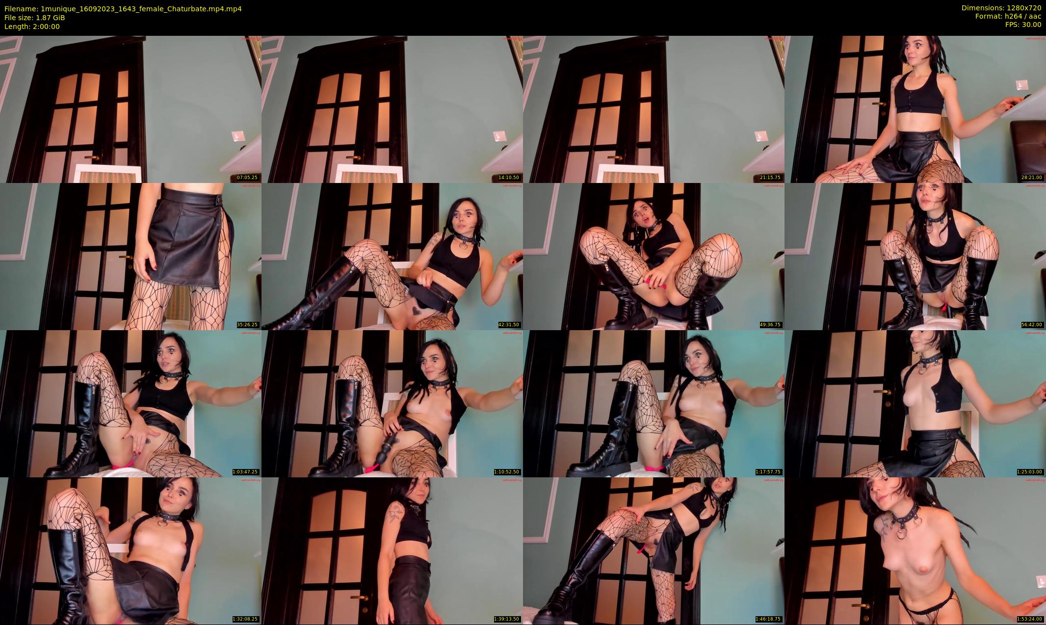 1munique — 120 minute Chaturbate female cam show recording, 720p, Sep 16, 2023