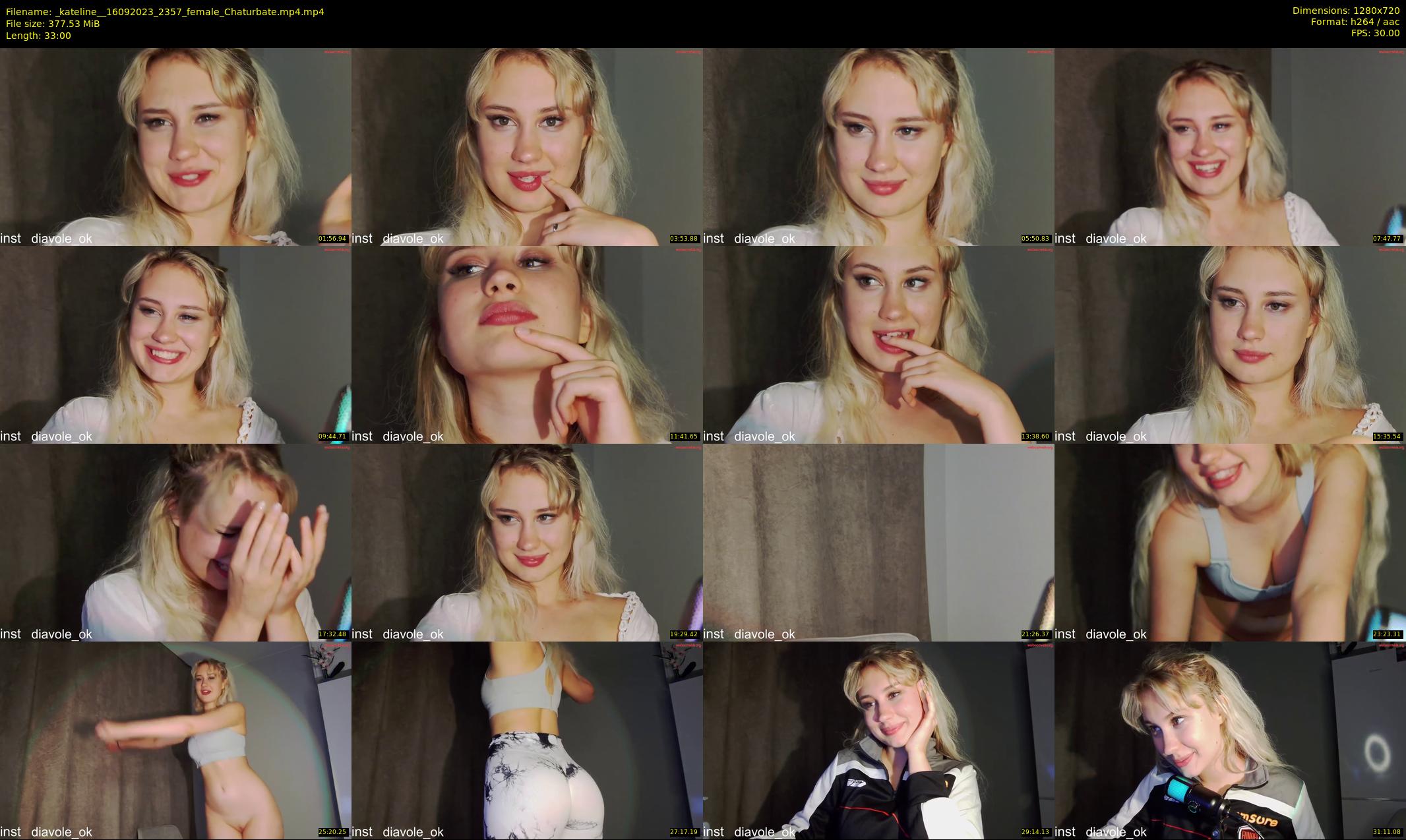 _kateline_ — 33 minute Chaturbate female cam show recording, 720p, Sep 16, 2023