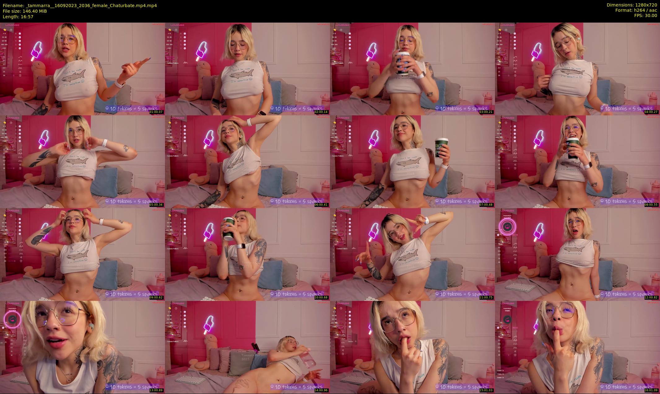_tammarra_ — 17 minute Chaturbate female cam show recording, 720p, Sep 16, 2023