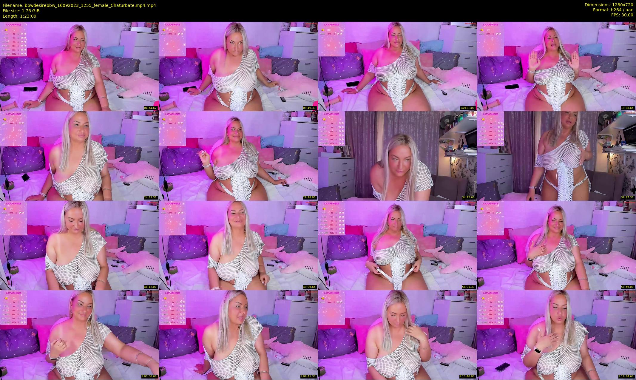 bbwdesirebbw — 84 minute Chaturbate female cam show recording, 720p, Sep 16, 2023