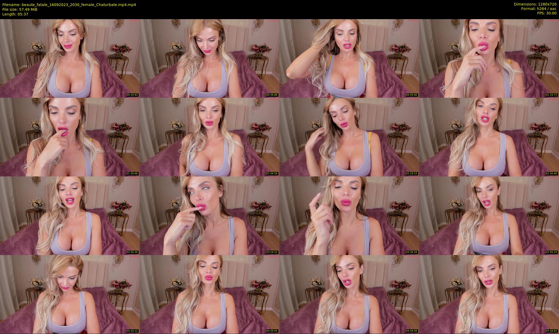 beaute_fatale — 6 minute Chaturbate female cam show recording, 720p, Sep 16, 2023