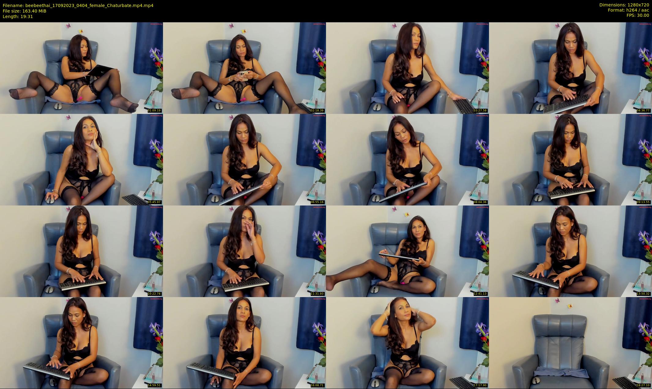 beebeethai — 20 minute Chaturbate female cam show recording, 720p, Sep 17, 2023