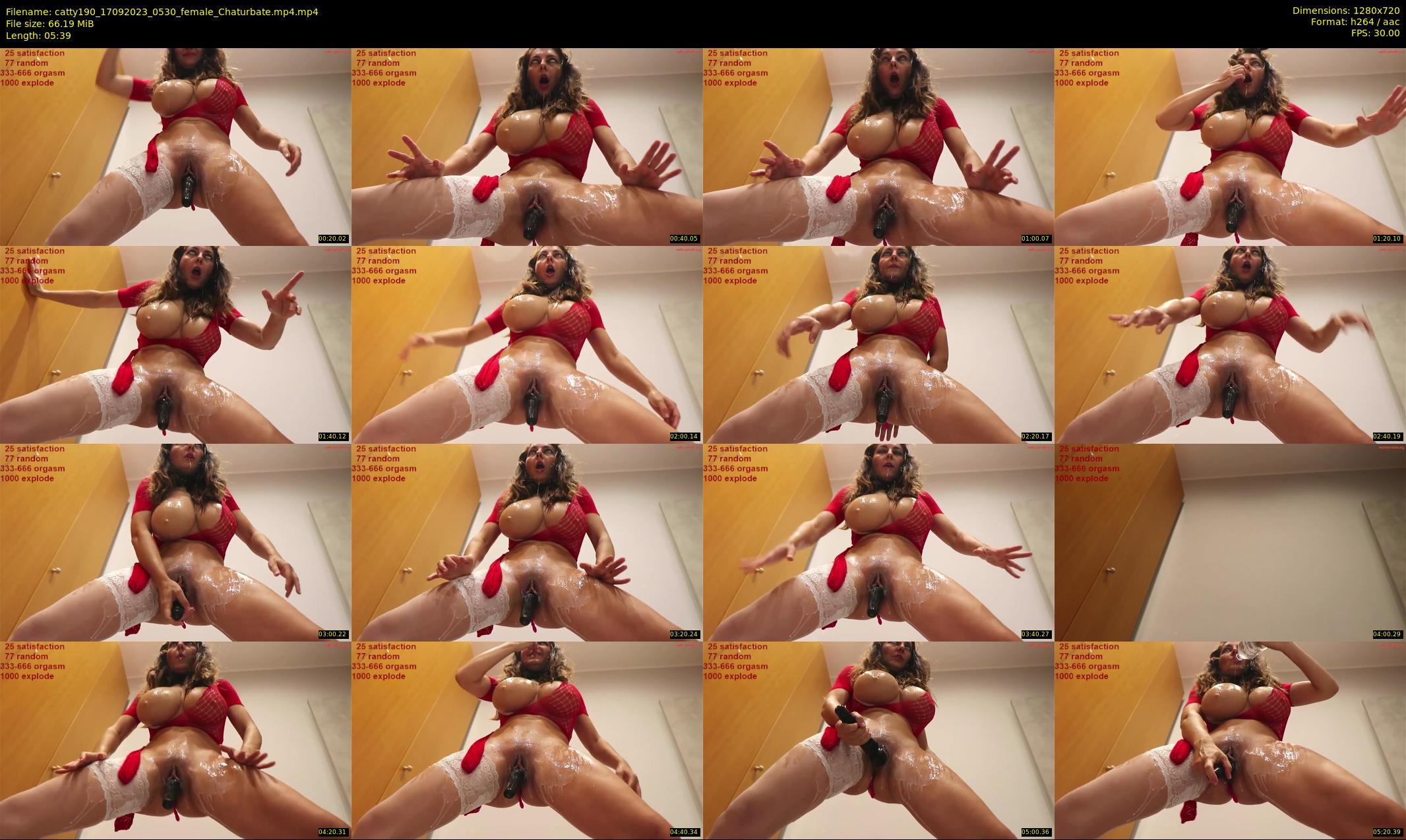 catty190 — 6 minute Chaturbate female cam show recording, 720p, Sep 17, 2023