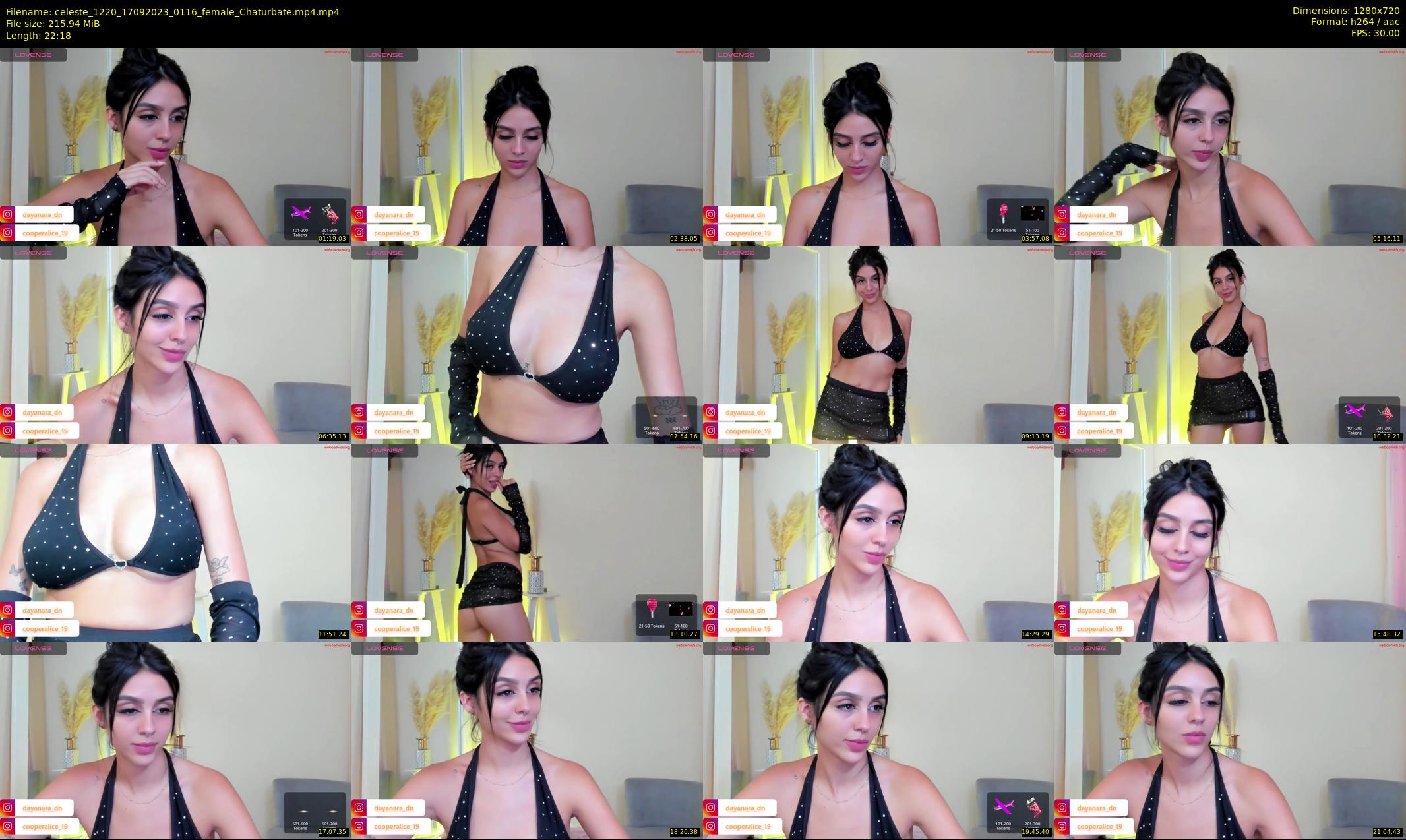celeste_1220 — 23 minute Chaturbate female cam show recording, 720p, Sep 17, 2023