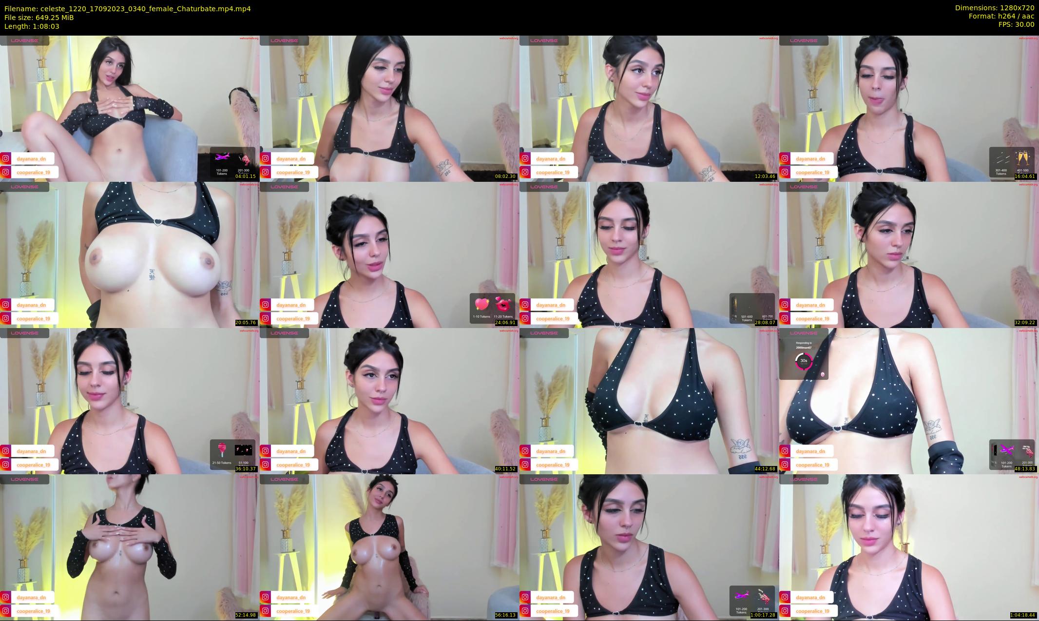 celeste_1220 — 69 minute Chaturbate female cam show recording, 720p, Sep 17, 2023