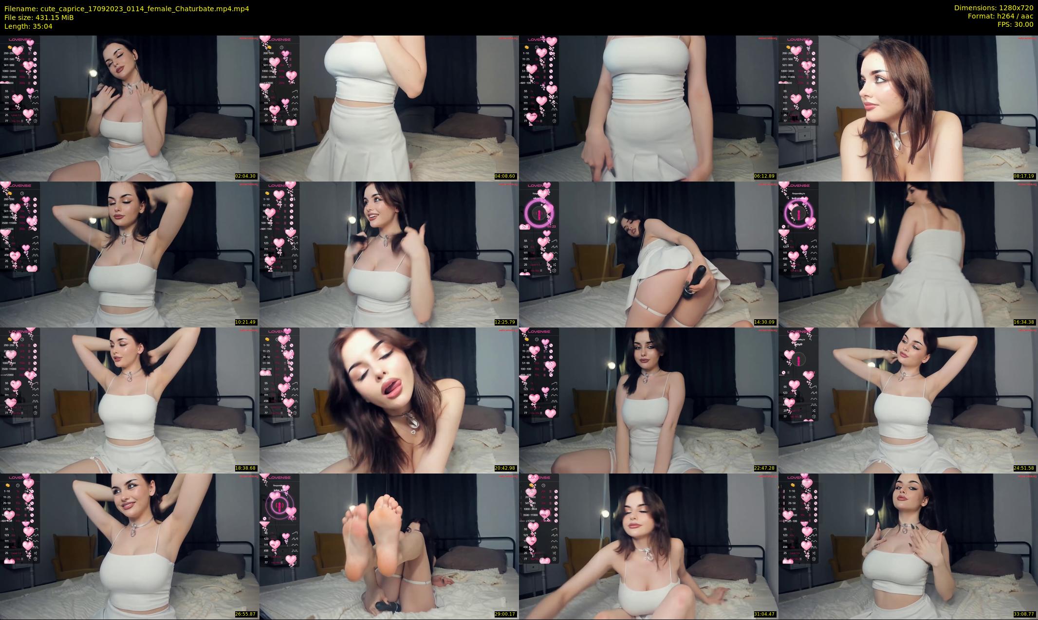 cute_caprice — 36 minute Chaturbate female cam show recording, 720p, Sep 17, 2023