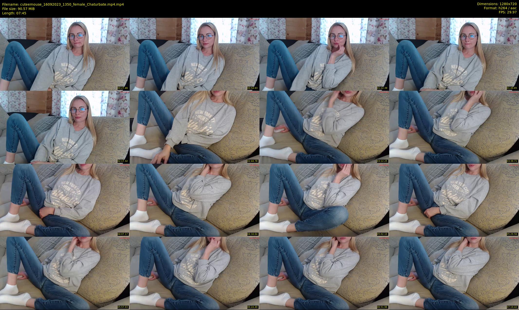 cuteemouse — 8 minute Chaturbate female cam show recording, 720p, Sep 16, 2023