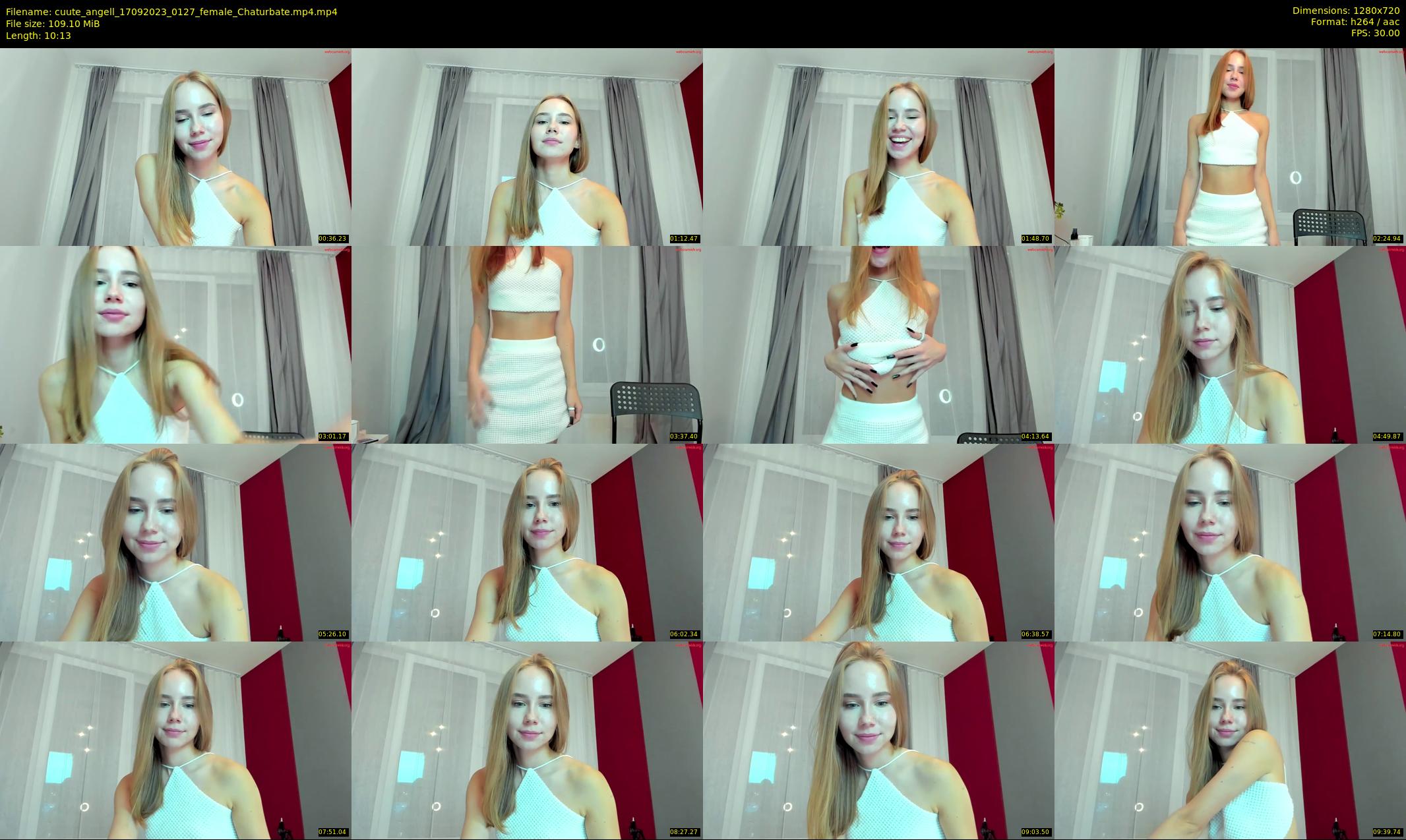 cuute_angell — 11 minute Chaturbate female cam show recording, 720p, Sep 17, 2023