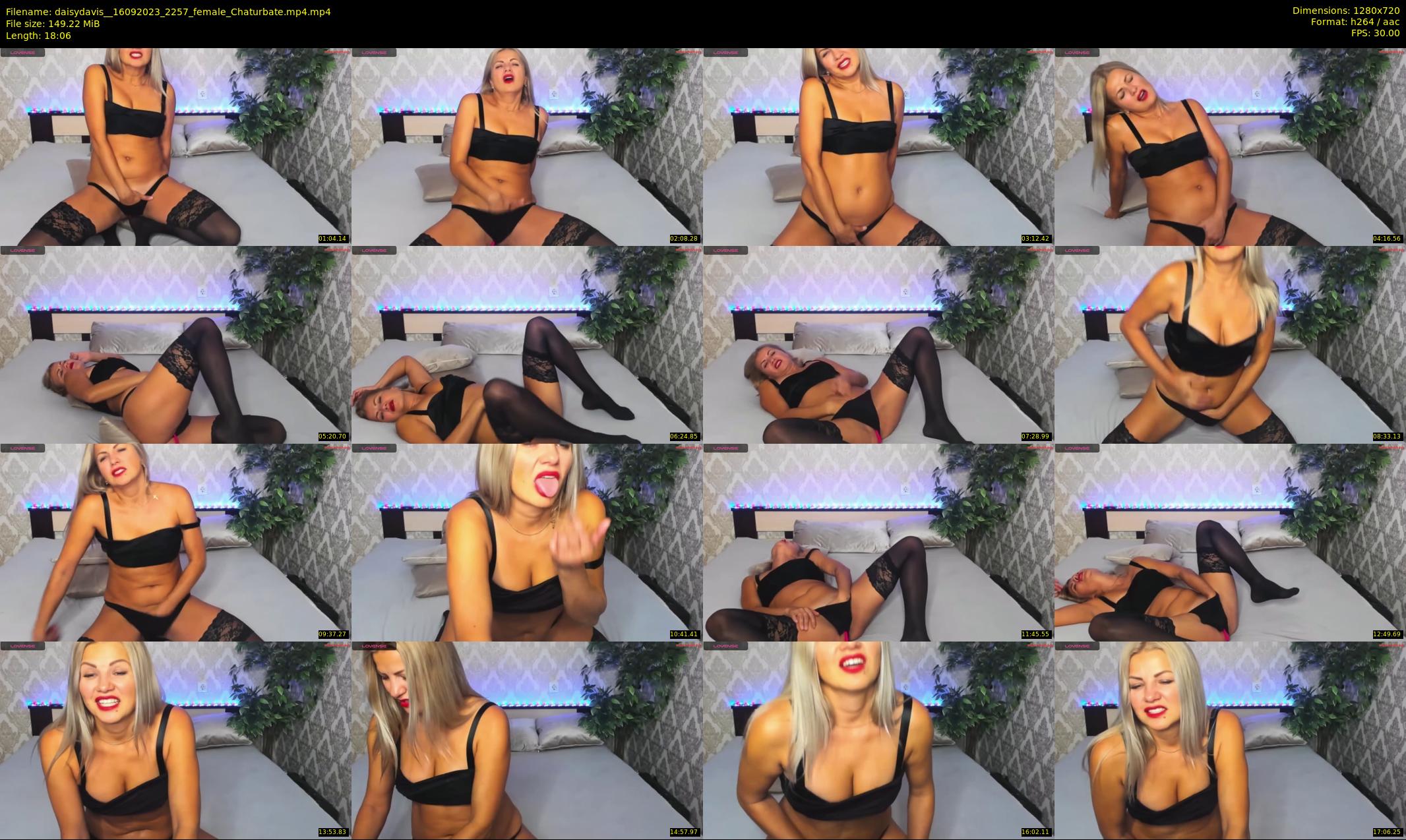 daisydavis_ — 19 minute Chaturbate female cam show recording, 720p, Sep 16, 2023