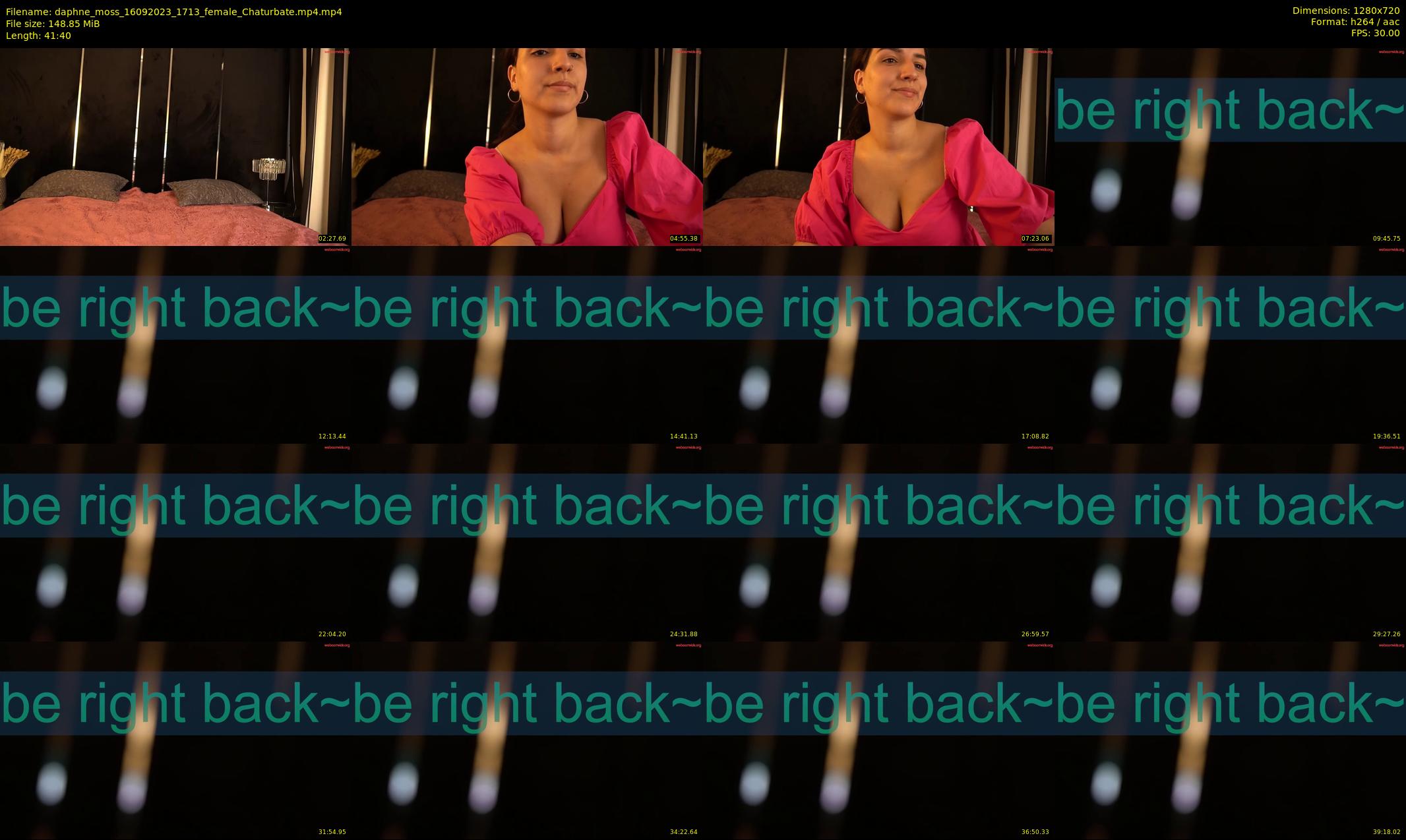 daphne_moss — 42 minute Chaturbate female cam show recording, 720p, Sep 16, 2023