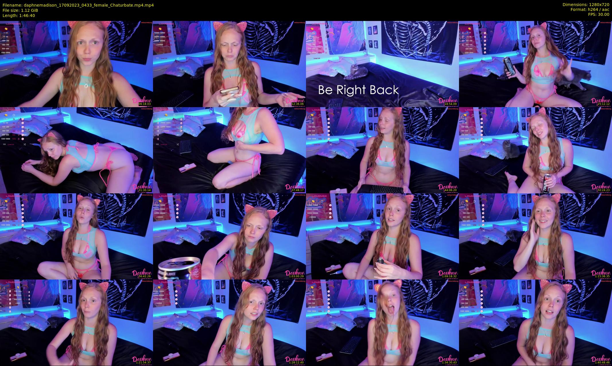 daphnemadison — 107 minute Chaturbate couple cam show recording, 720p, Sep 17, 2023