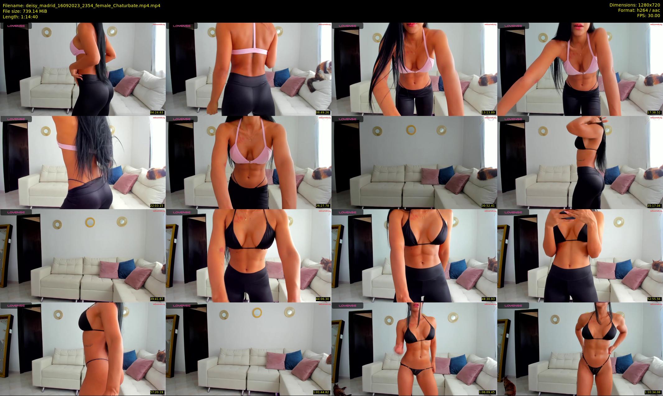 deisy_madrid — 75 minute Chaturbate female cam show recording, 720p, Sep 16, 2023