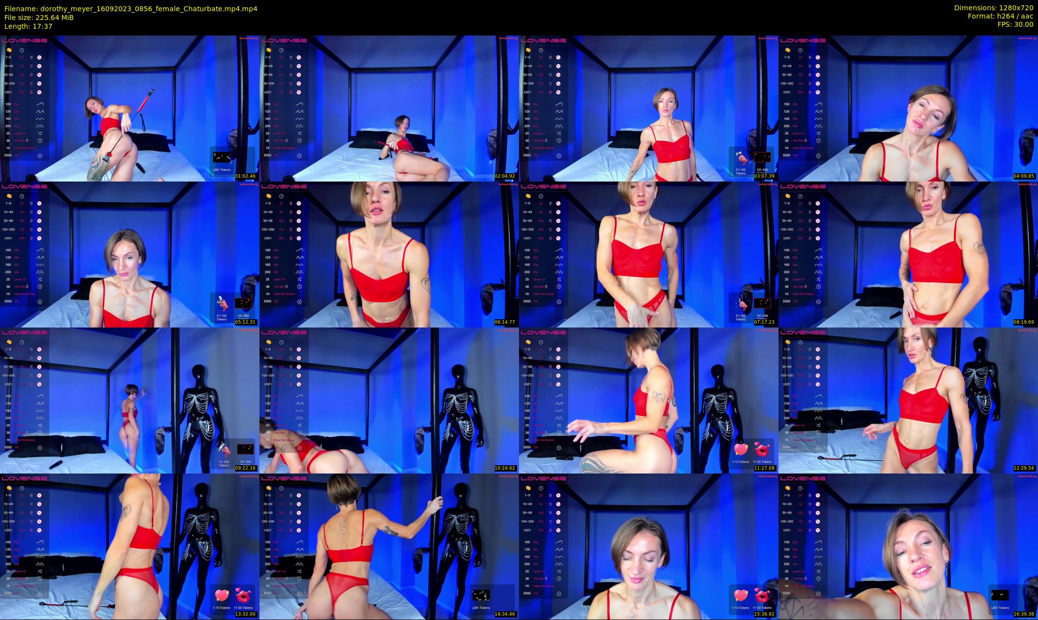 dorothy_meyer — 18 minute Chaturbate female cam show recording, 720p, Sep 16, 2023