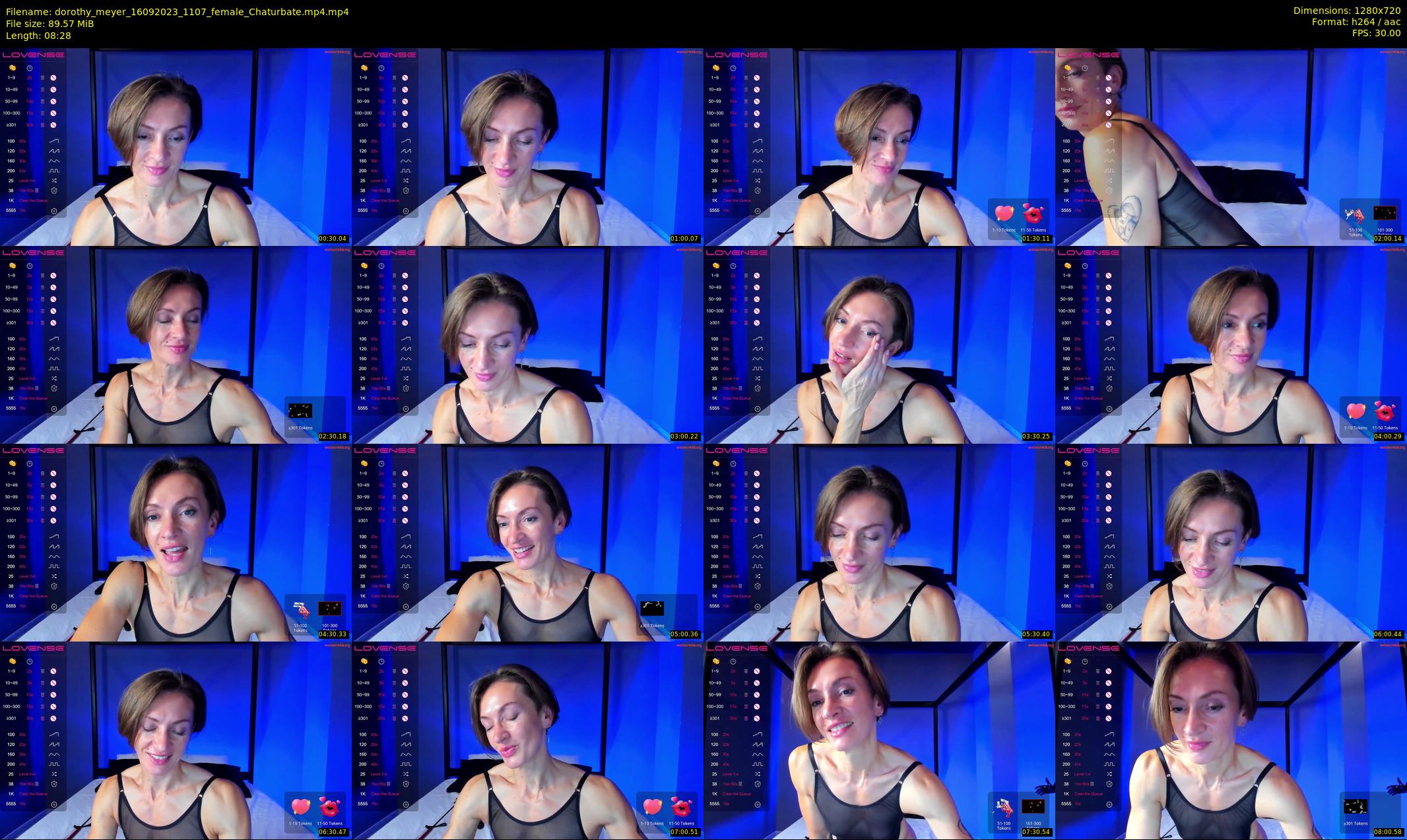 dorothy_meyer — 9 minute Chaturbate female cam show recording, 720p, Sep 16, 2023