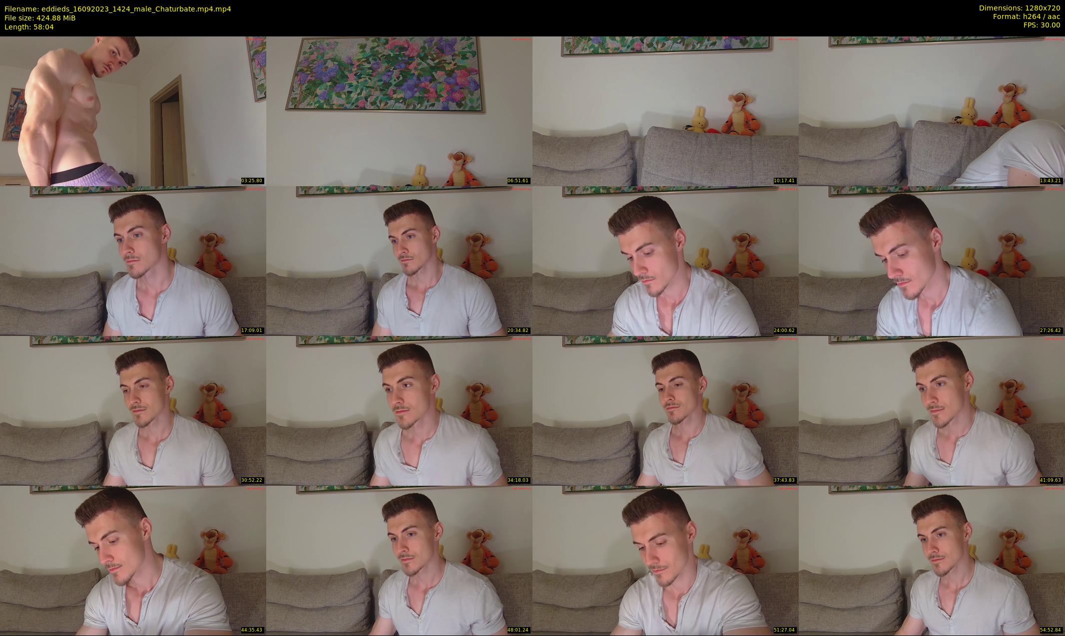 eddieds — 59 minute Chaturbate male cam show recording, 720p, Sep 16, 2023