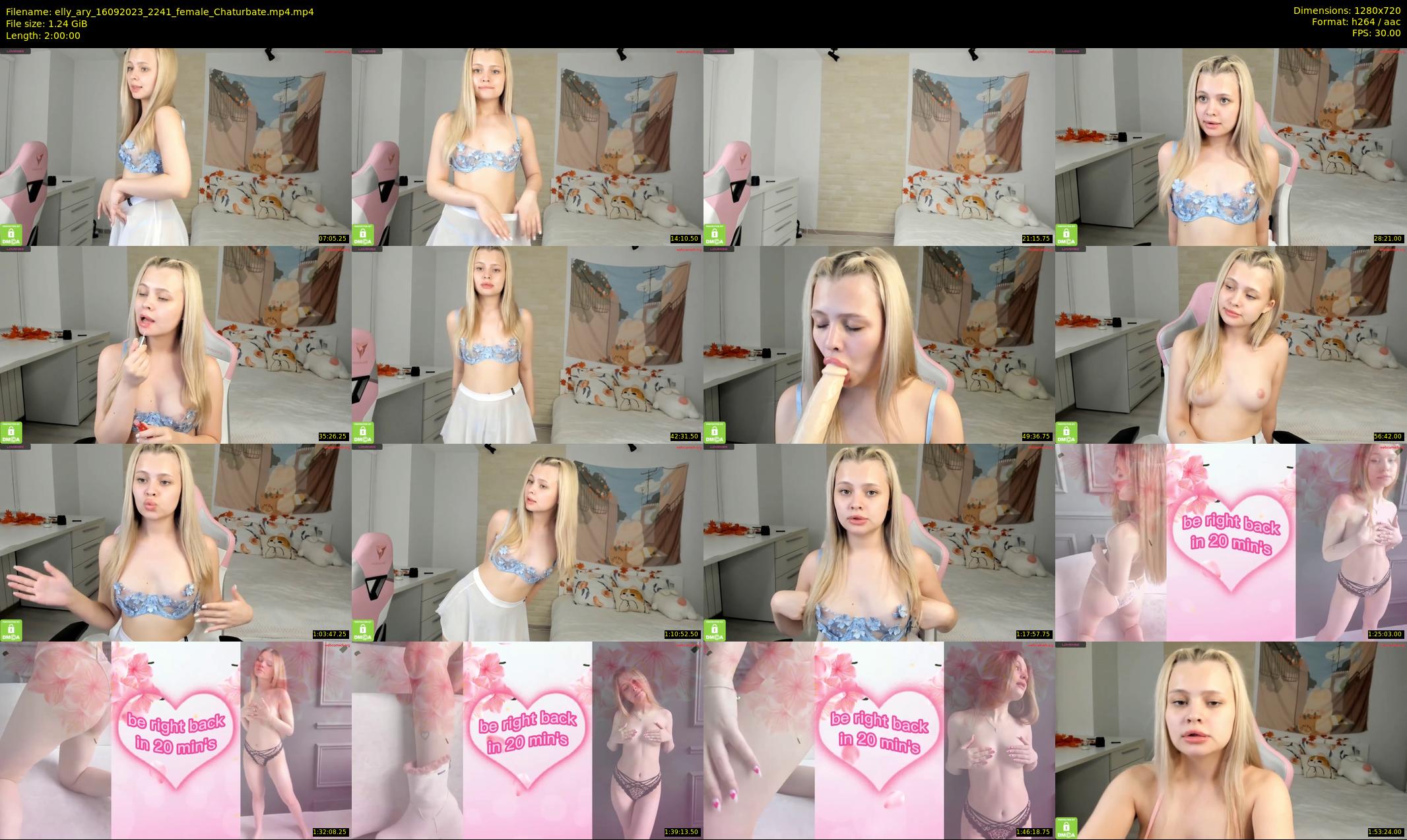 elly_ary — 120 minute Chaturbate female cam show recording, 720p, Sep 16, 2023