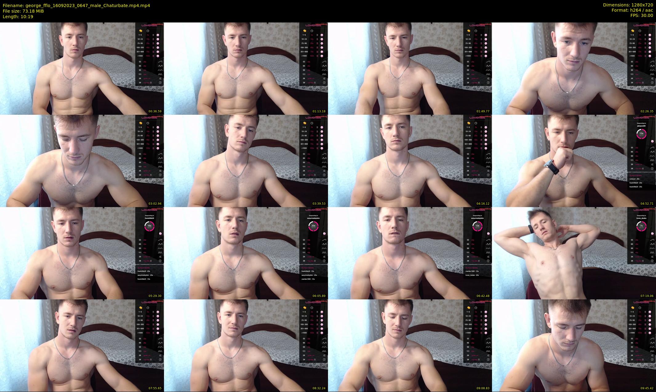 george_fflo — 11 minute Chaturbate male cam show recording, 720p, Sep 16, 2023