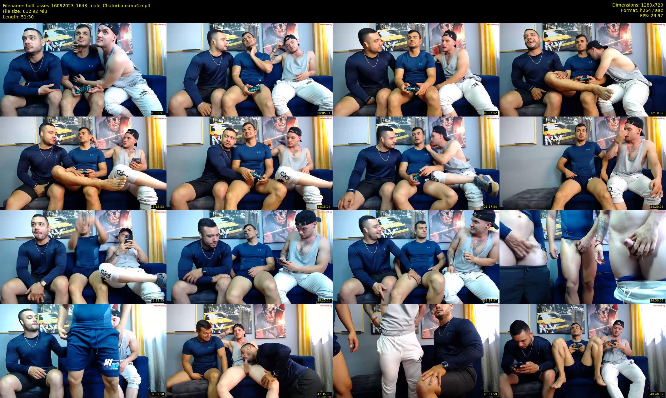 hott_asses — 52 minute Chaturbate male cam show recording, 720p, Sep 16, 2023