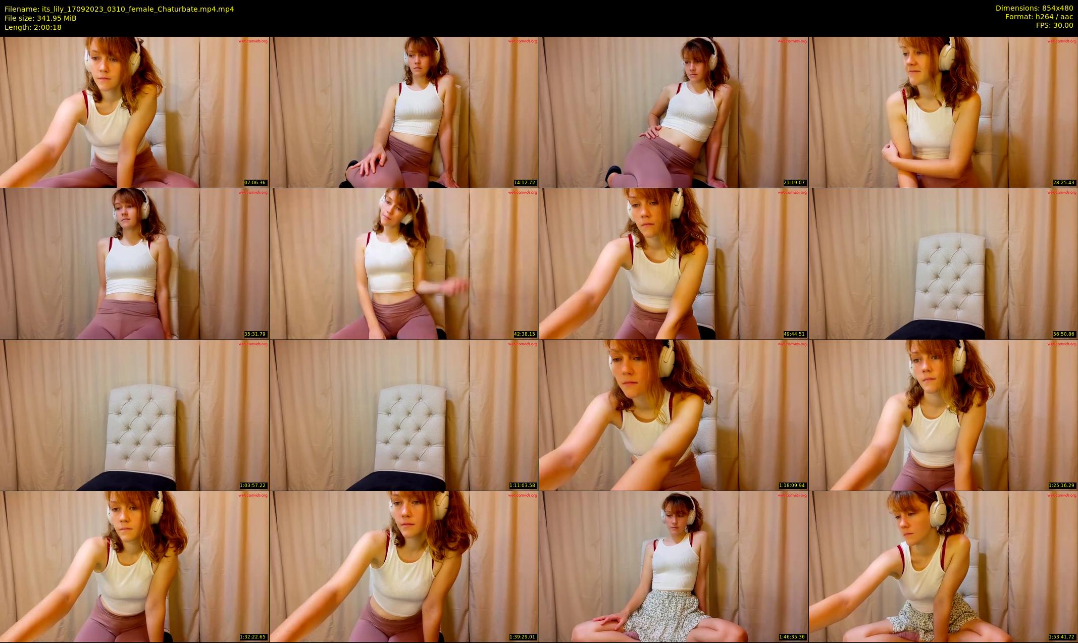 its_lily — 121 minute Chaturbate female cam show recording, 480p, Sep 17, 2023