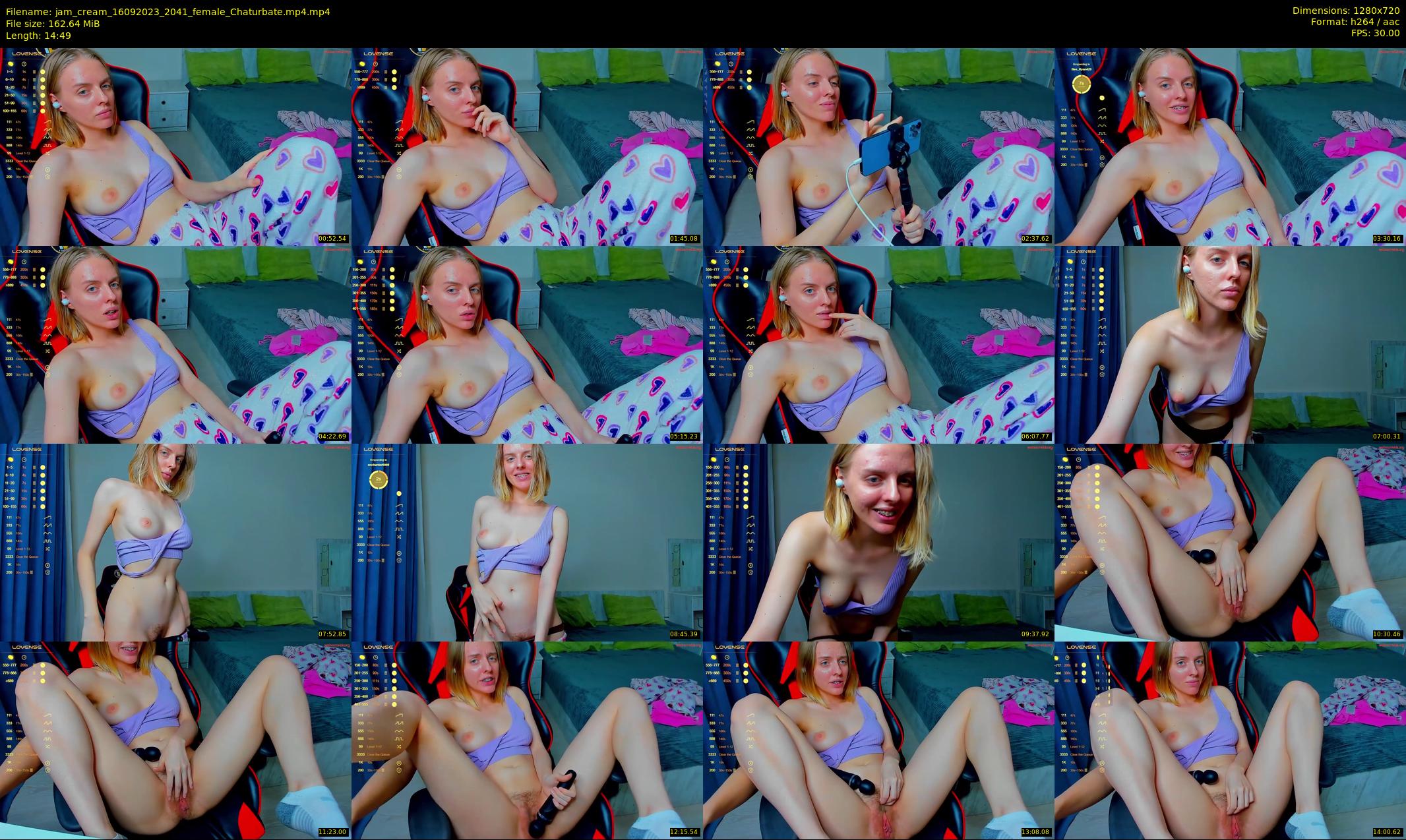 jam_cream — 15 minute Chaturbate female cam show recording, 720p, Sep 16, 2023