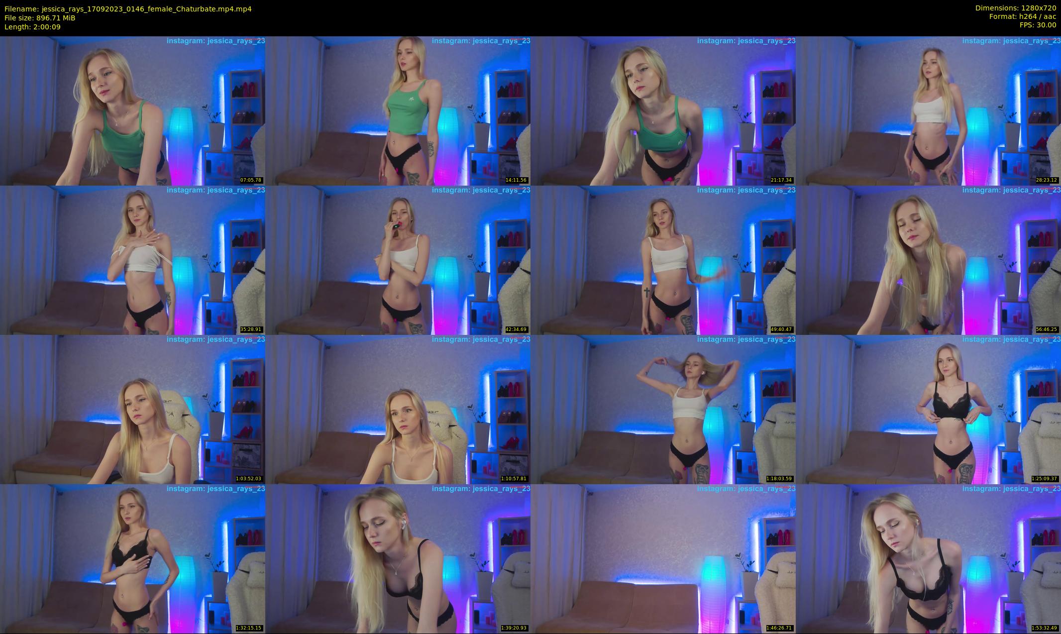 jessica_rays — 121 minute Chaturbate couple cam show recording, 720p, Sep 17, 2023