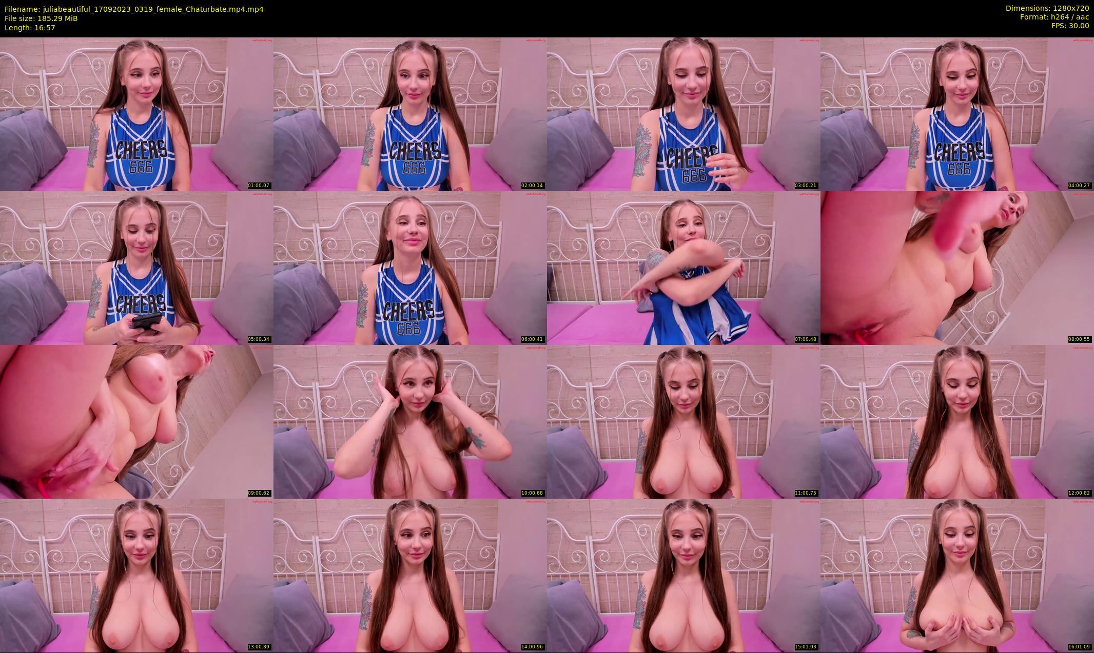juliabeautiful — 17 minute Chaturbate female cam show recording, 720p, Sep 17, 2023