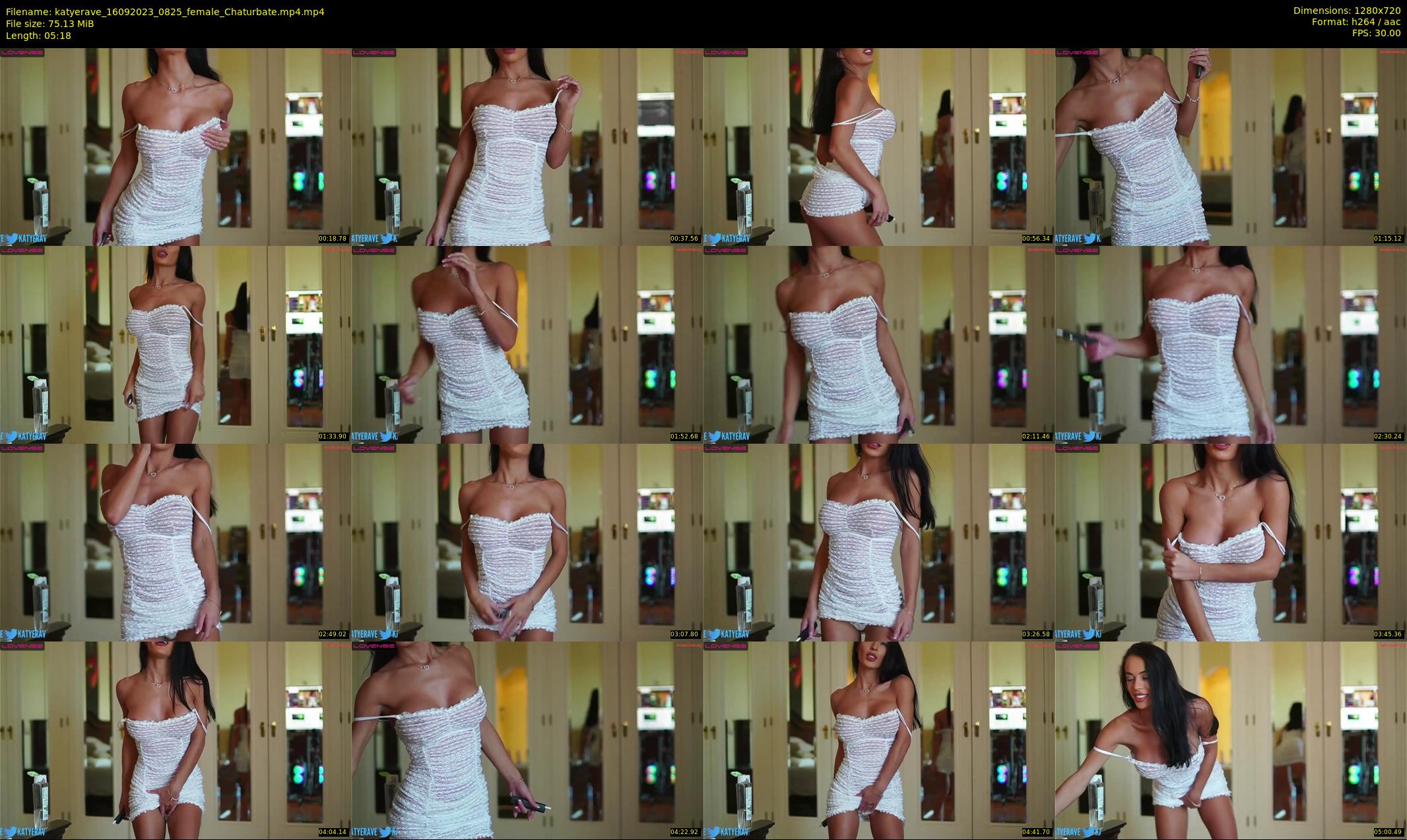 katyerave — 6 minute Chaturbate female cam show recording, 720p, Sep 16, 2023