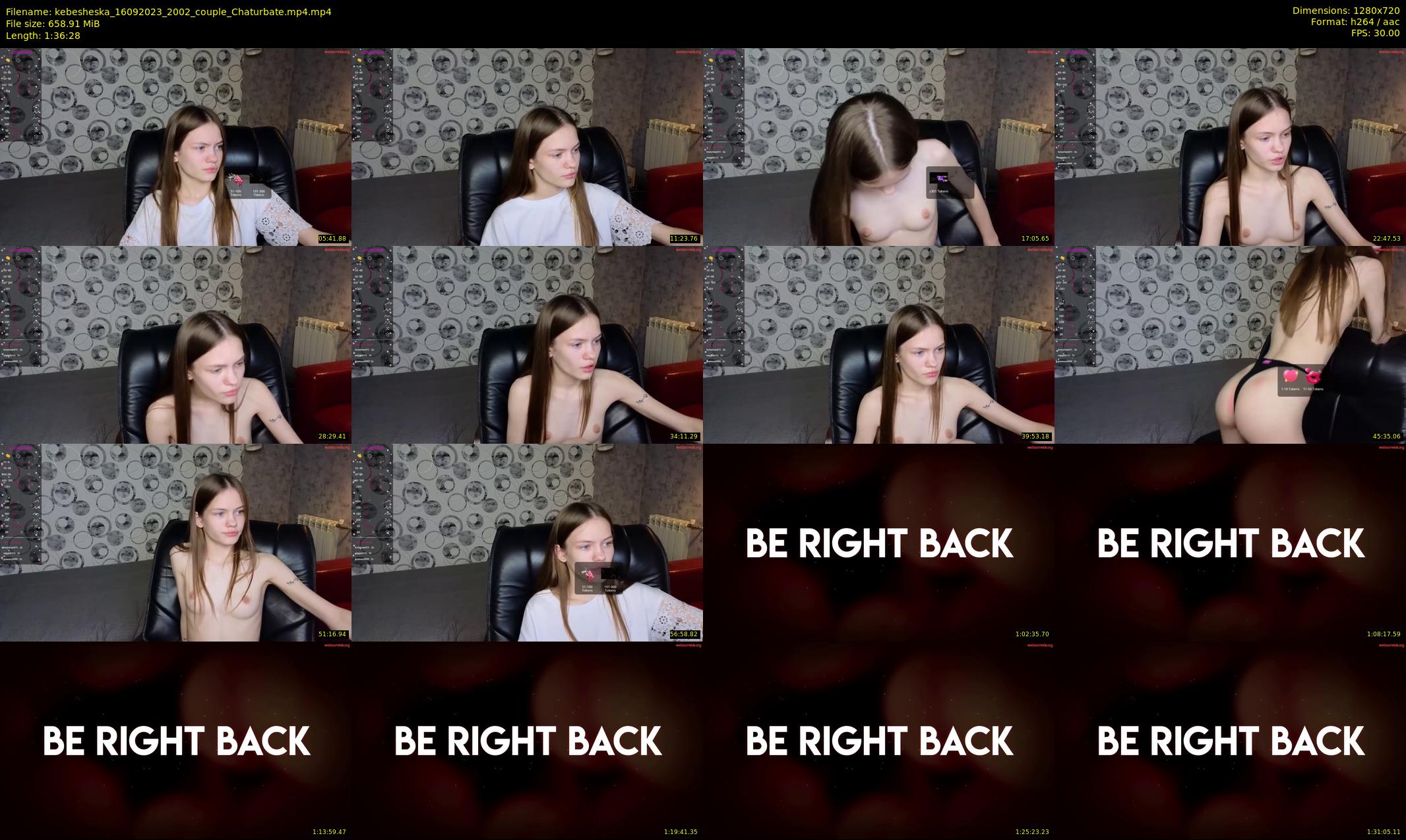 kebesheska — 97 minute Chaturbate couple cam show recording, 720p, Sep 16, 2023