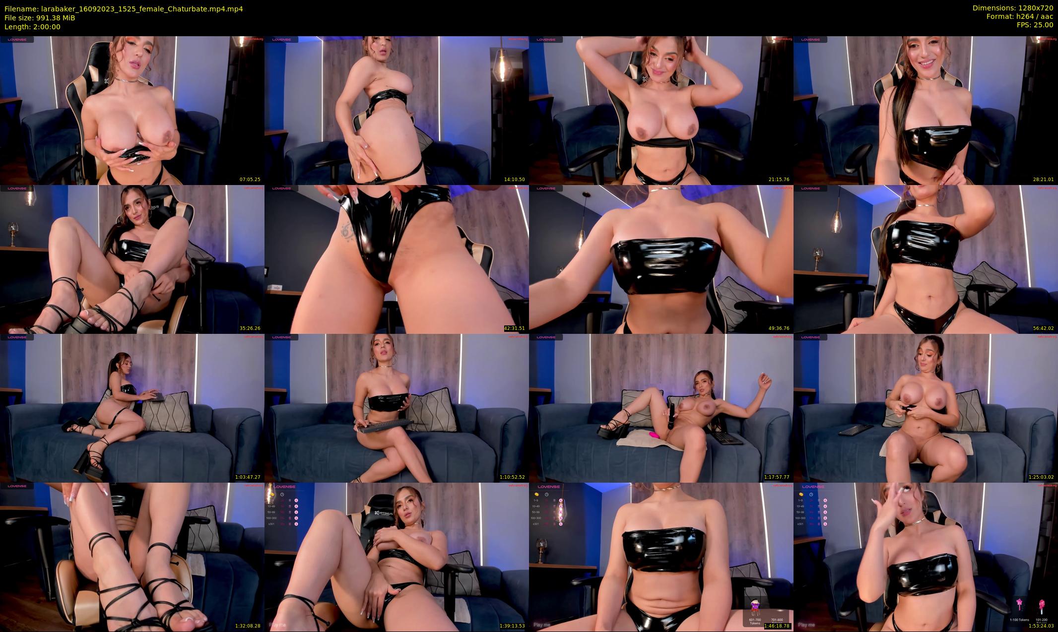 larabaker — 120 minute Chaturbate female cam show recording, 720p, Sep 16, 2023