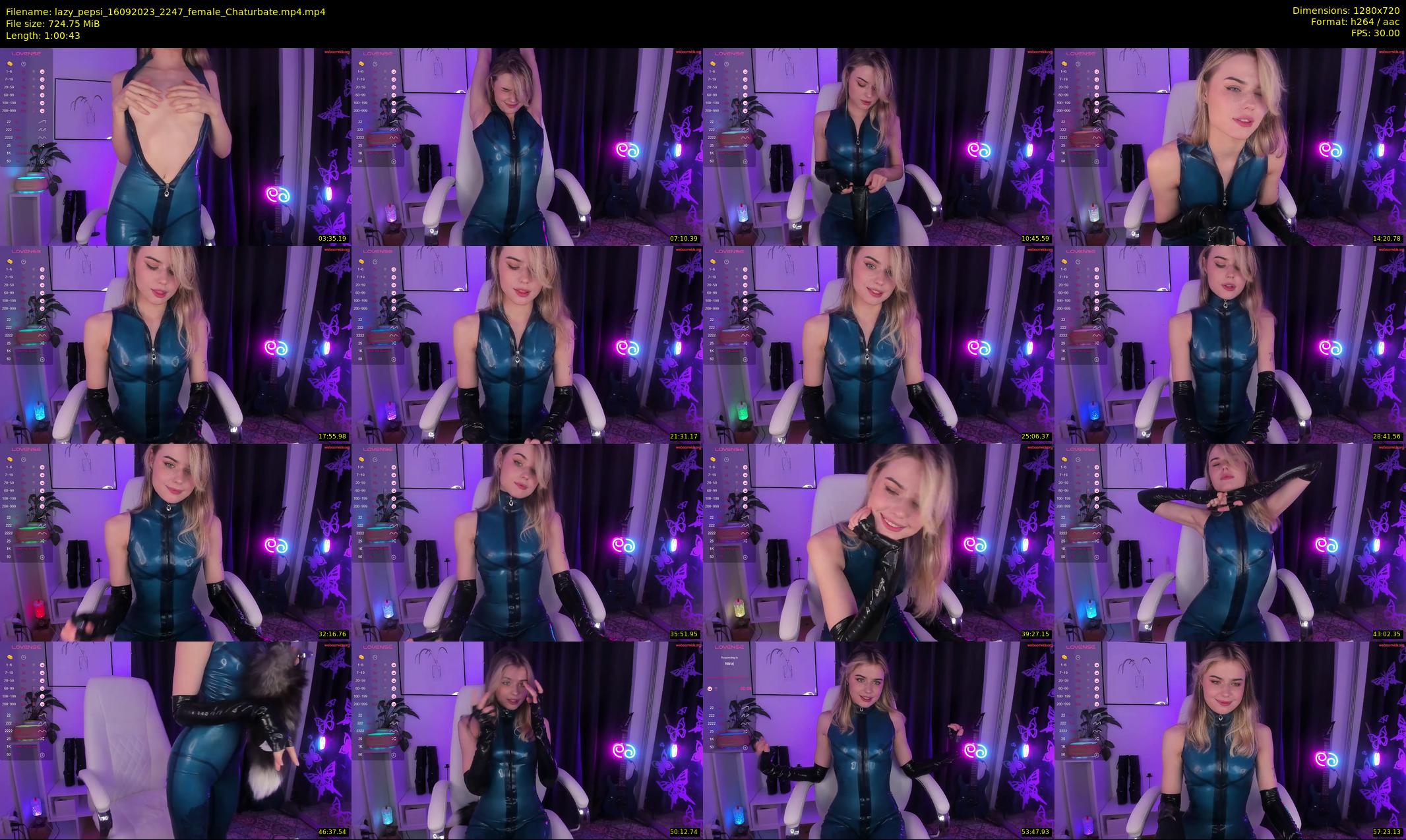 lazy_pepsi — 61 minute Chaturbate female cam show recording, 720p, Sep 16, 2023