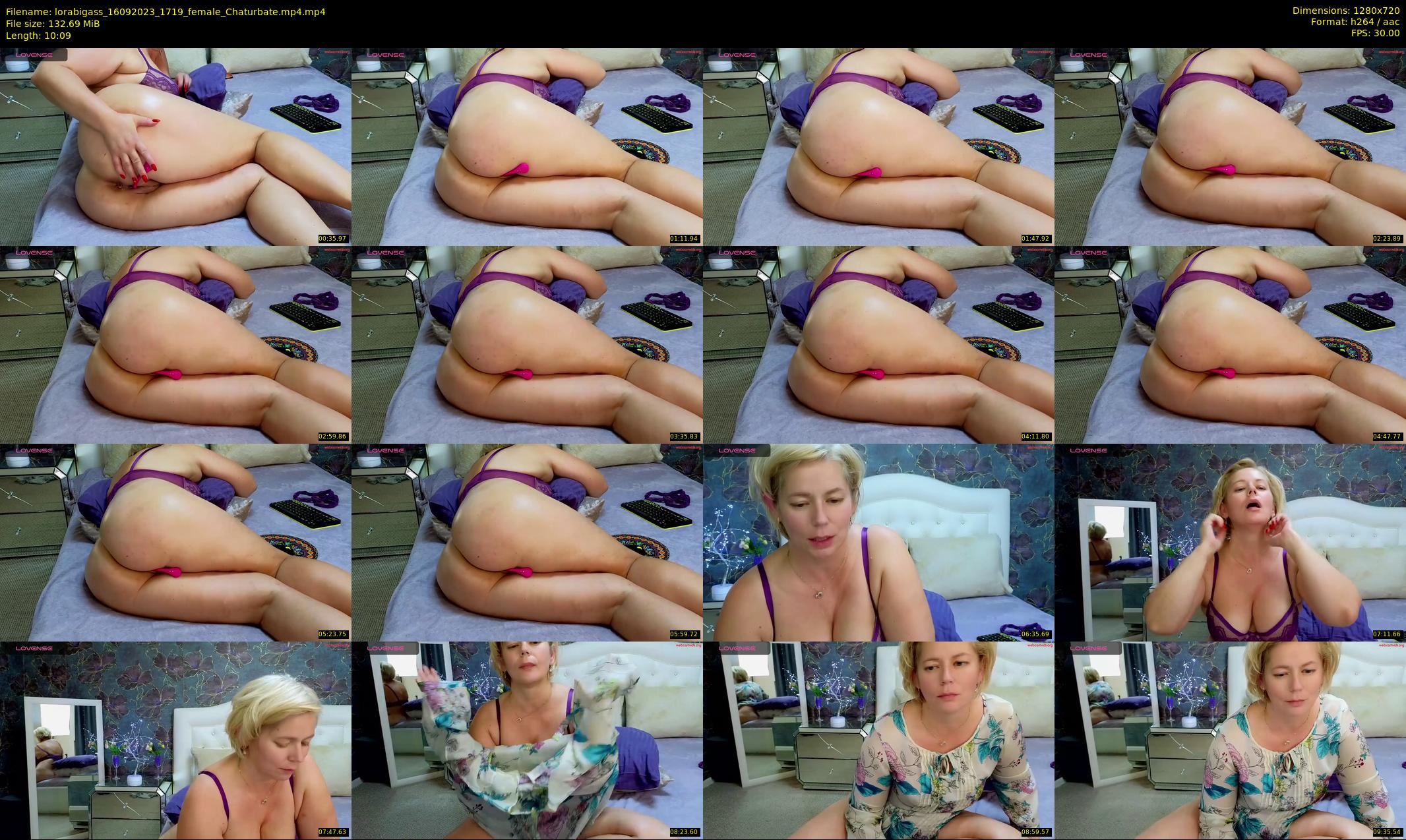 lorabigass — 11 minute Chaturbate female cam show recording, 720p, Sep 16, 2023