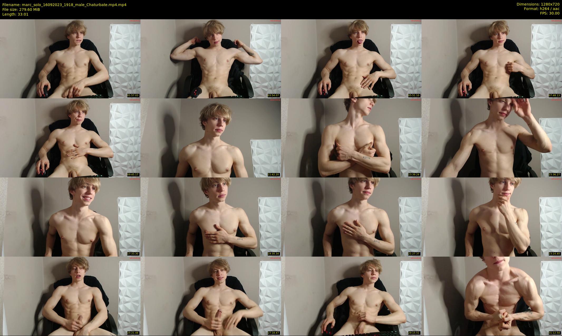 marc_solo — 34 minute Chaturbate male cam show recording, 720p, Sep 16, 2023