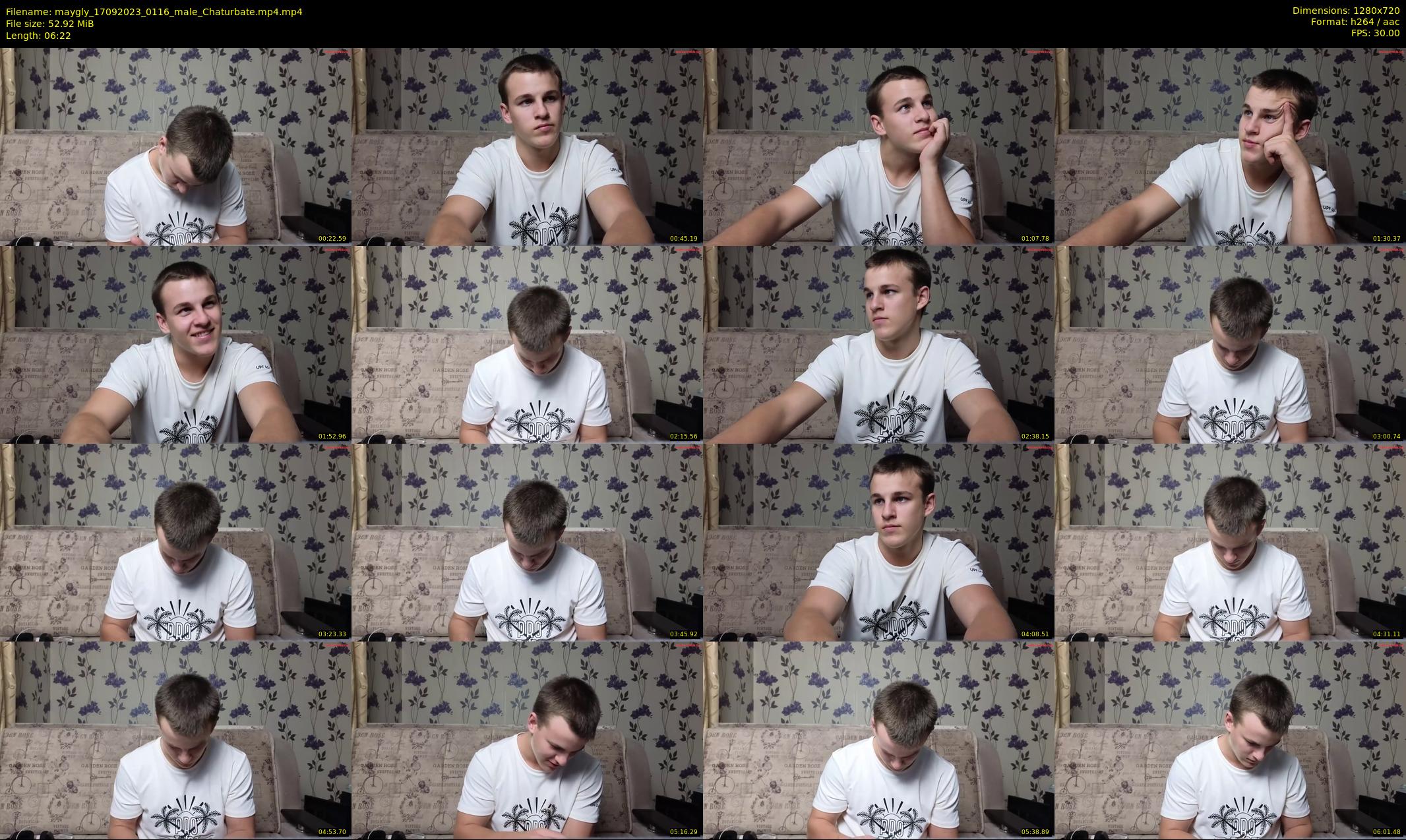 maygly — 7 minute Chaturbate male cam show recording, 720p, Sep 17, 2023