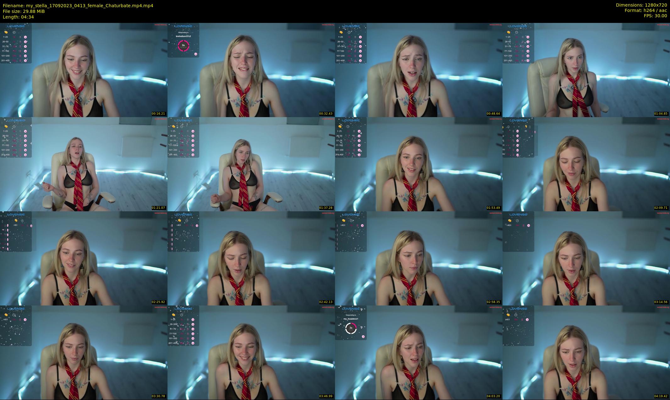 my_stella — 5 minute Chaturbate female cam show recording, 720p, Sep 17, 2023