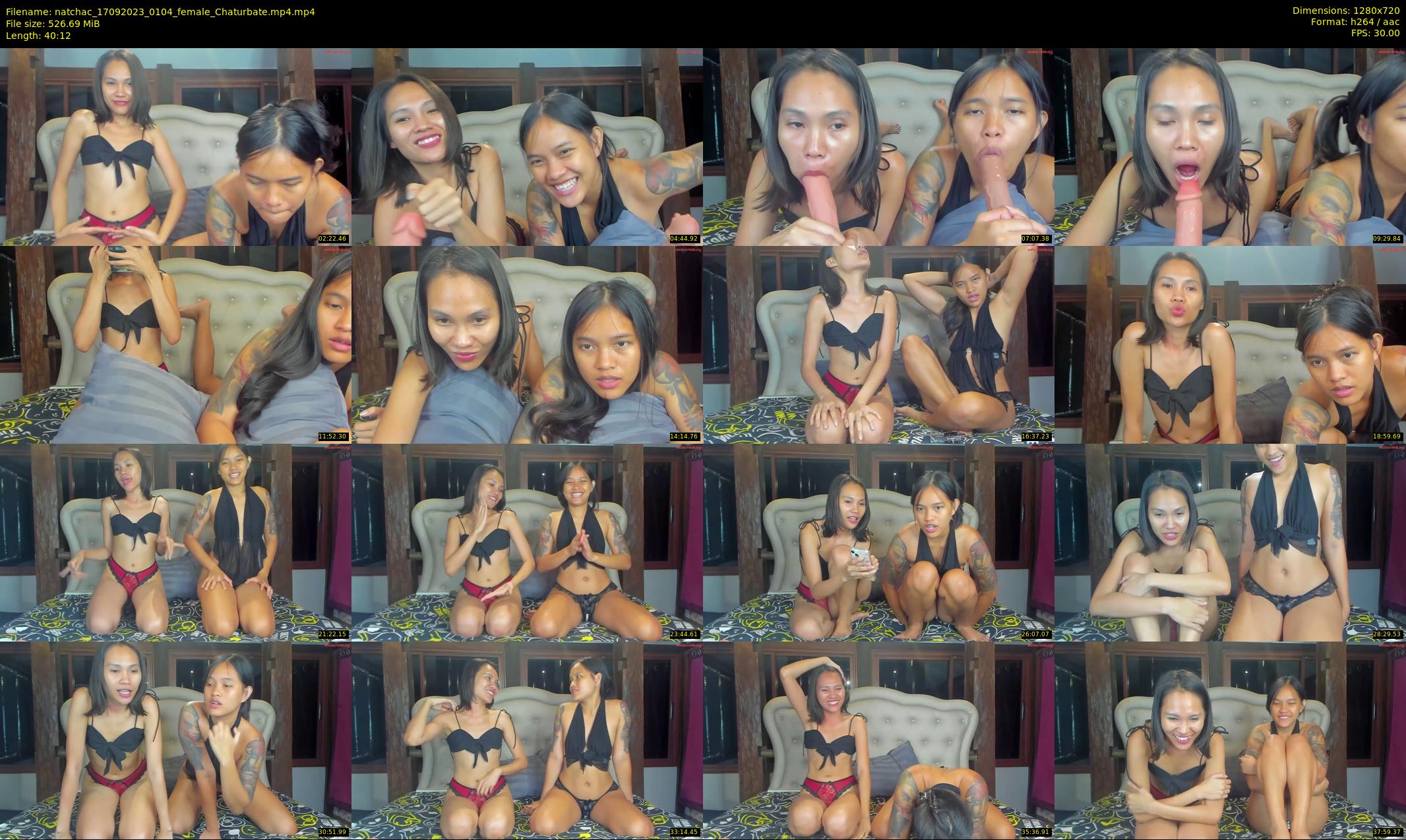 natchac — 41 minute Chaturbate female cam show recording, 720p, Sep 17, 2023